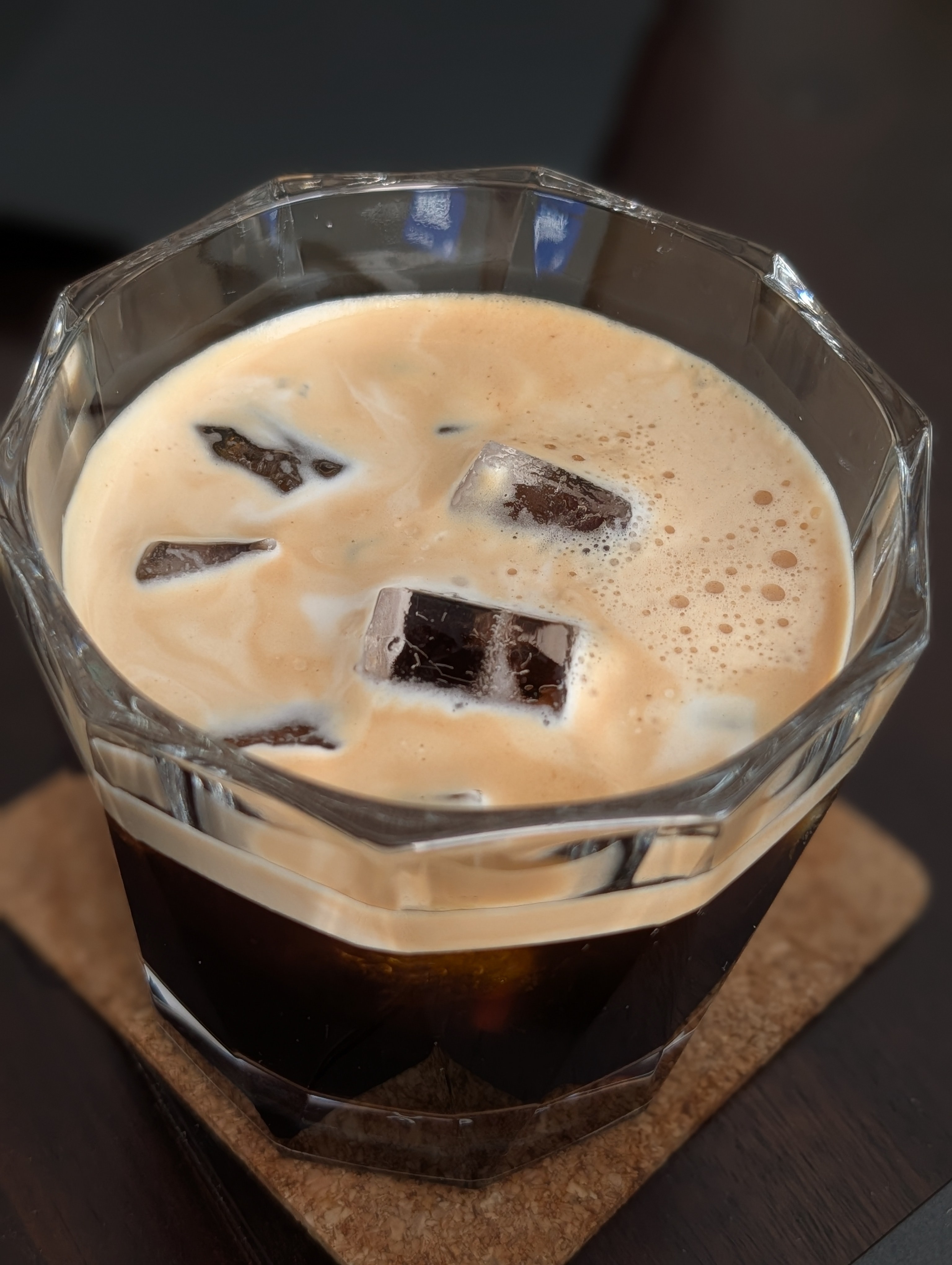 Having an iced espresso on a cold morning between meetings.  I can't believe that there's a freeze watch for tonight 🥶