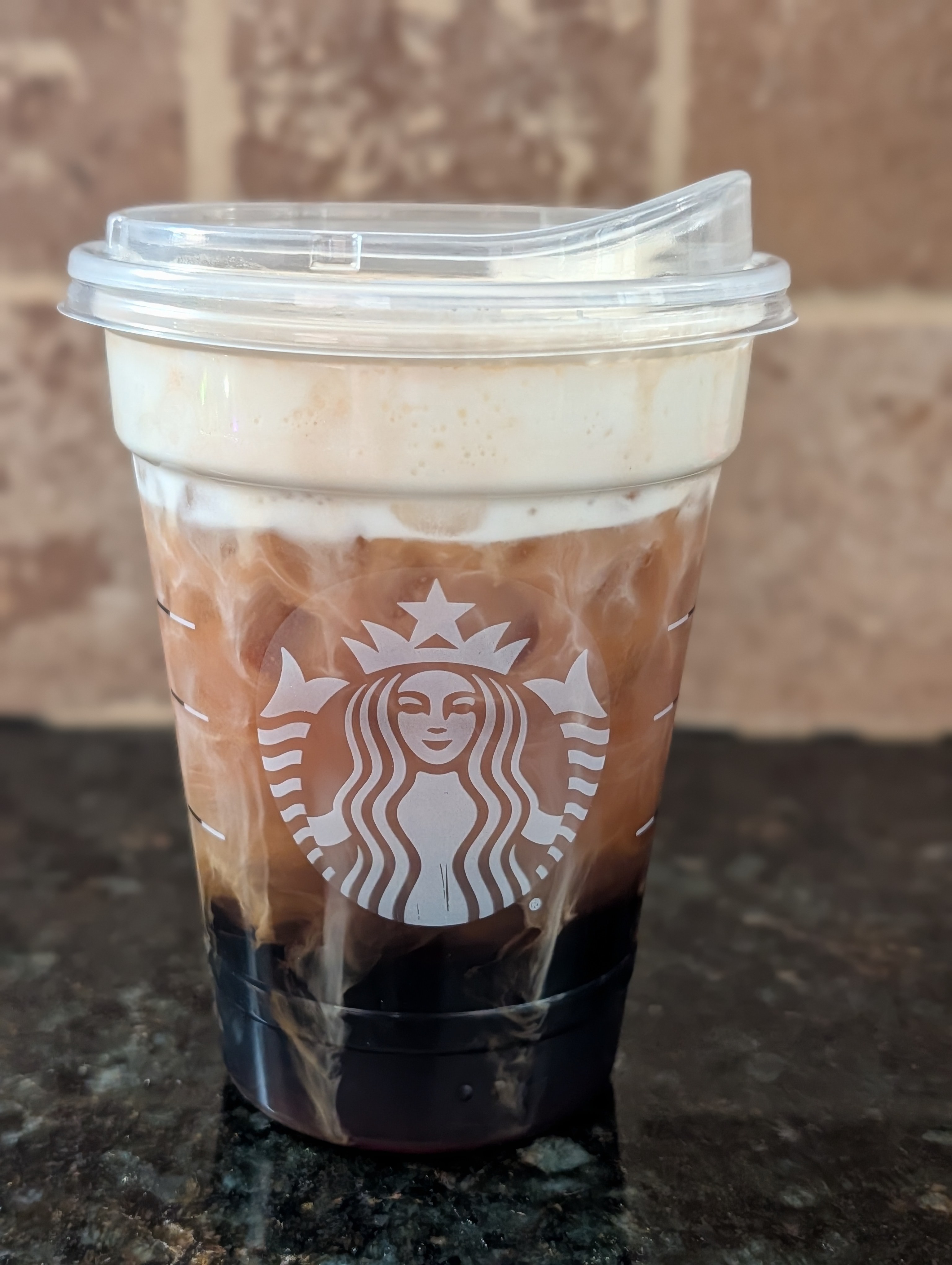 Enjoying a toasted coconut cream cold brew.  It has a nice, subtle coconut flavor.