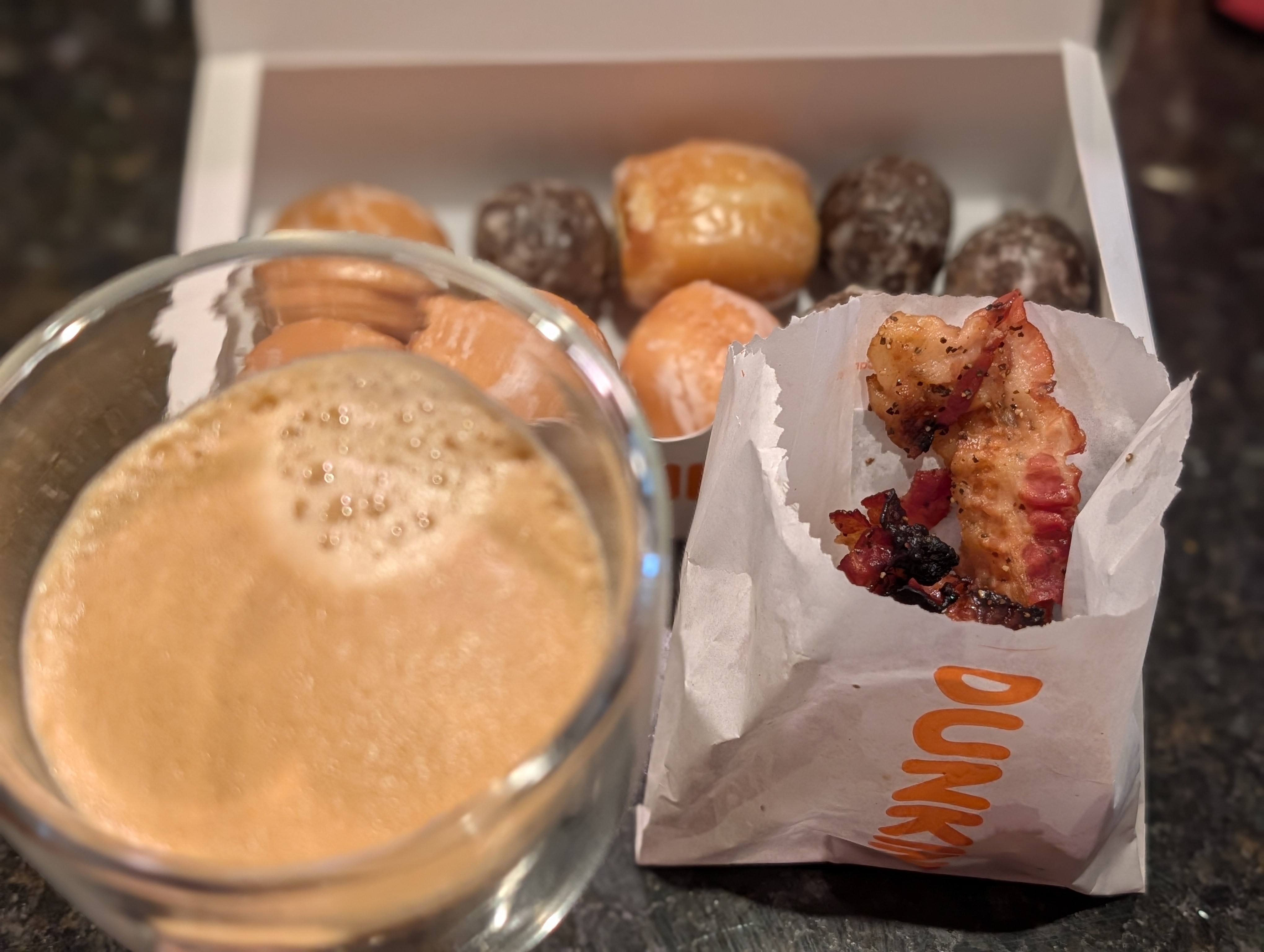 Nice to have a bacon option with Dunkin