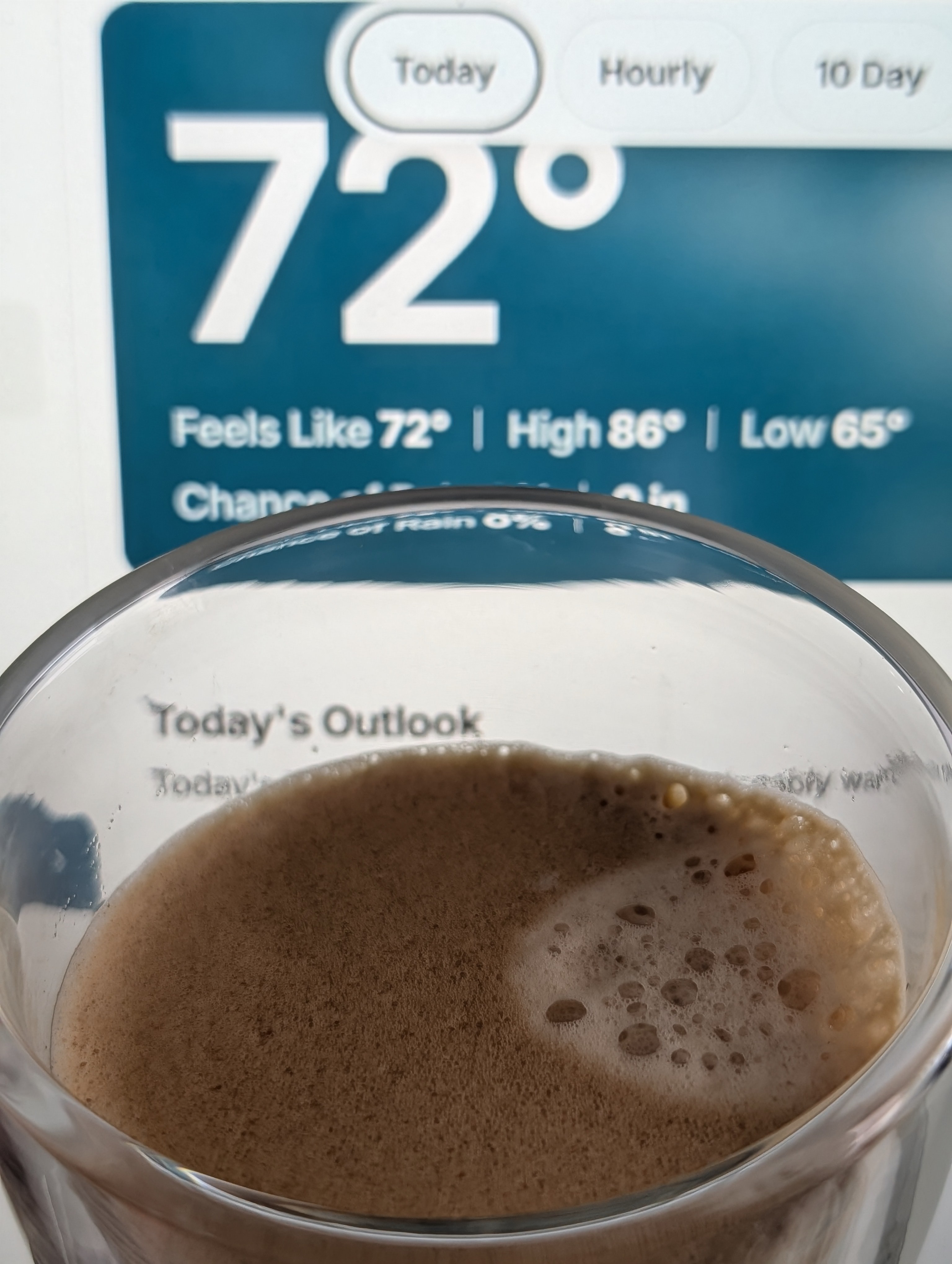 Today is a little warmer than usual.  It's a nice change from the cold.