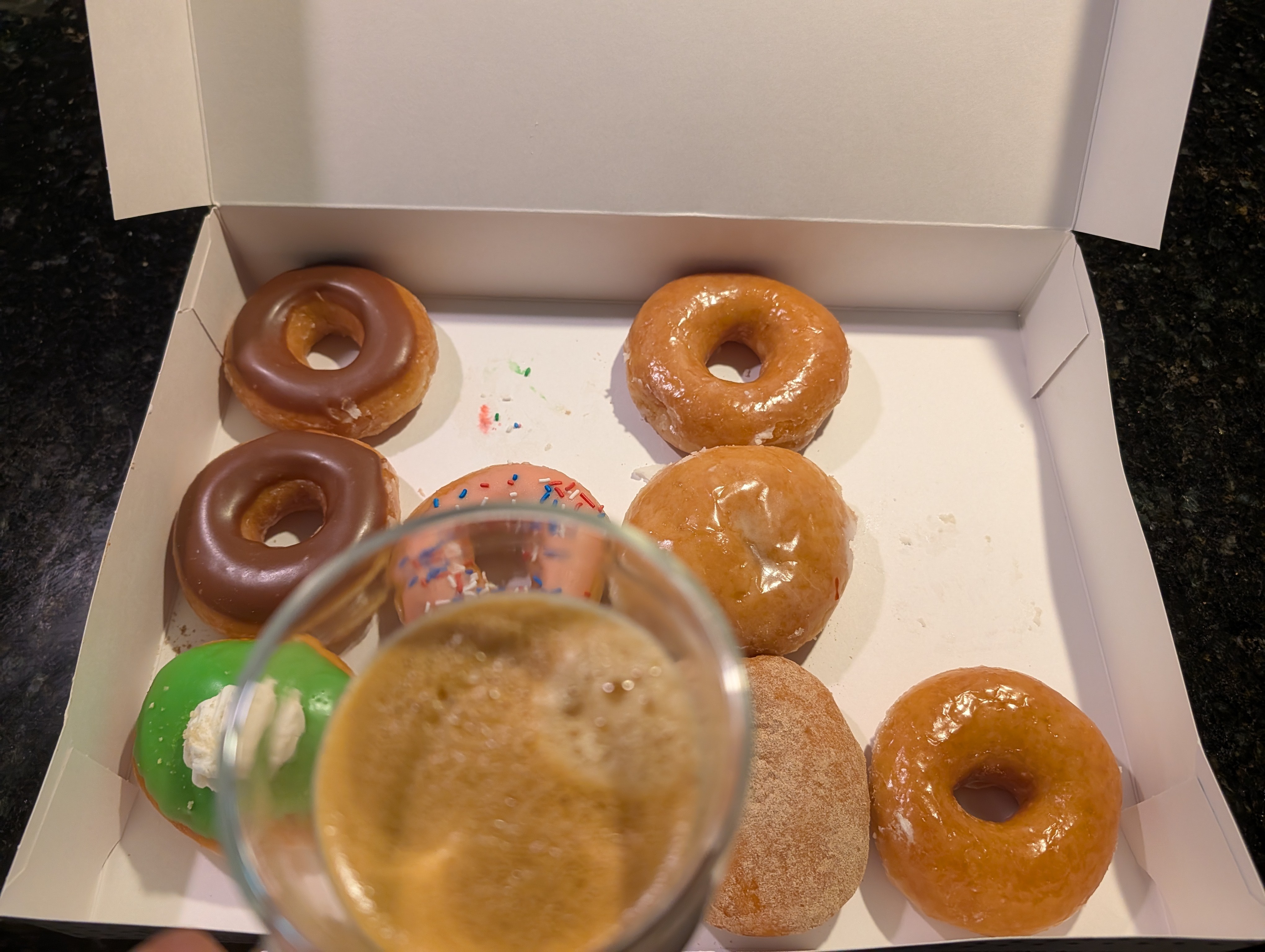 Decisions decisions.  Still have some Krispy Kreme options.