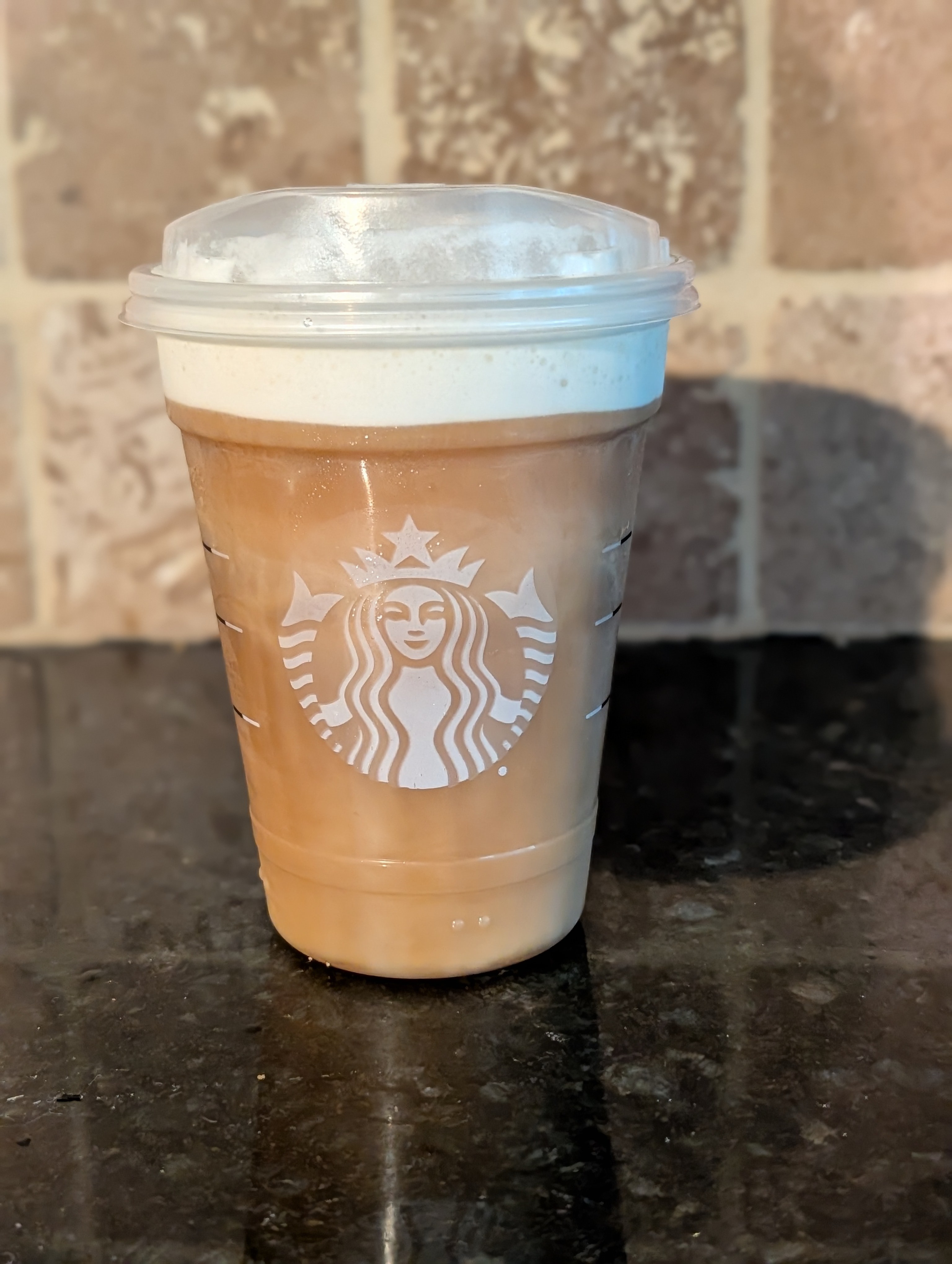 Cooling off after lunch with a toasted coconut cream cold brew on a super hot 102⁰F day with a real feel of 112⁰F 🥵