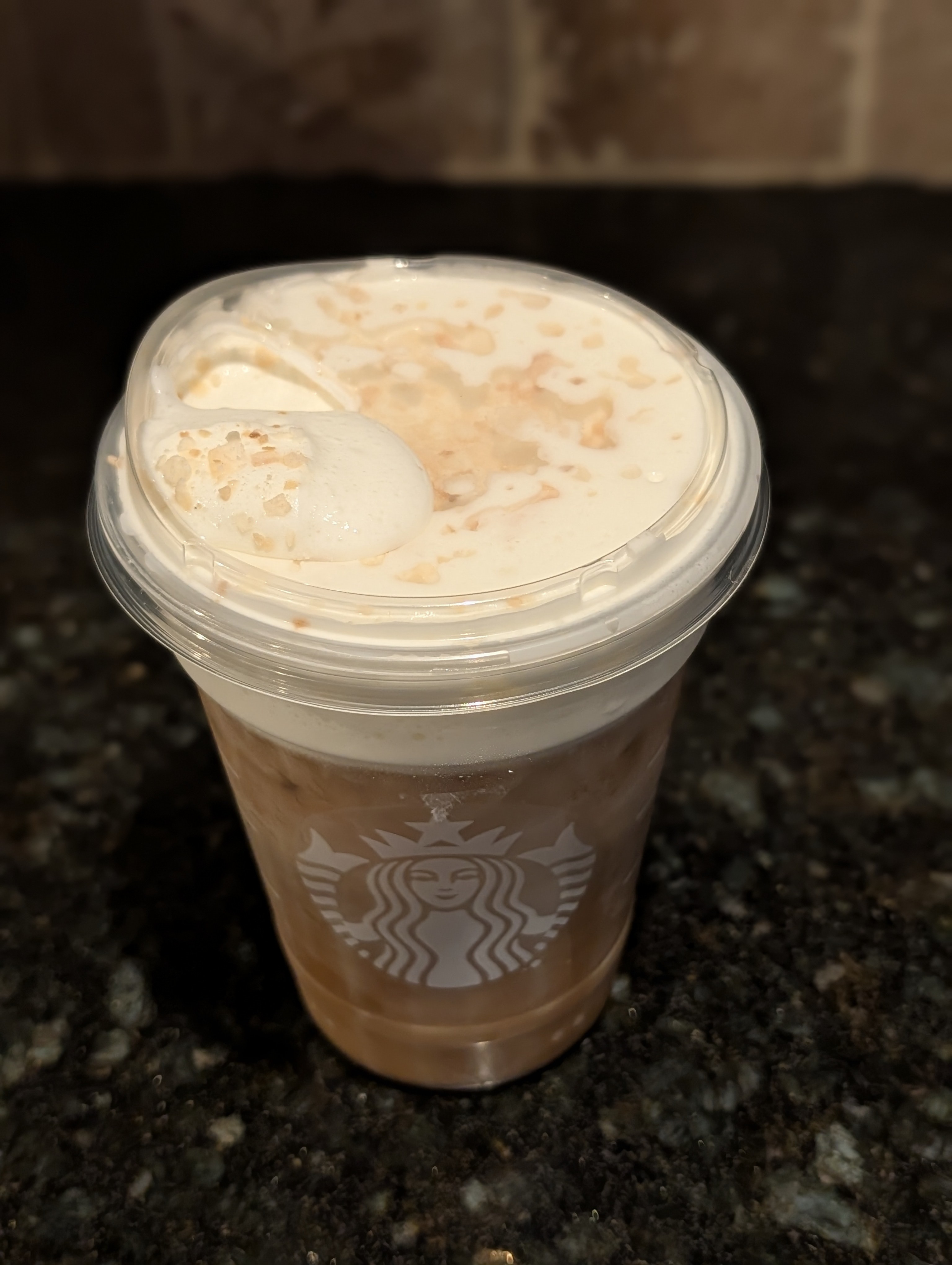 Got some extra toasted coconut cream with my cold brew