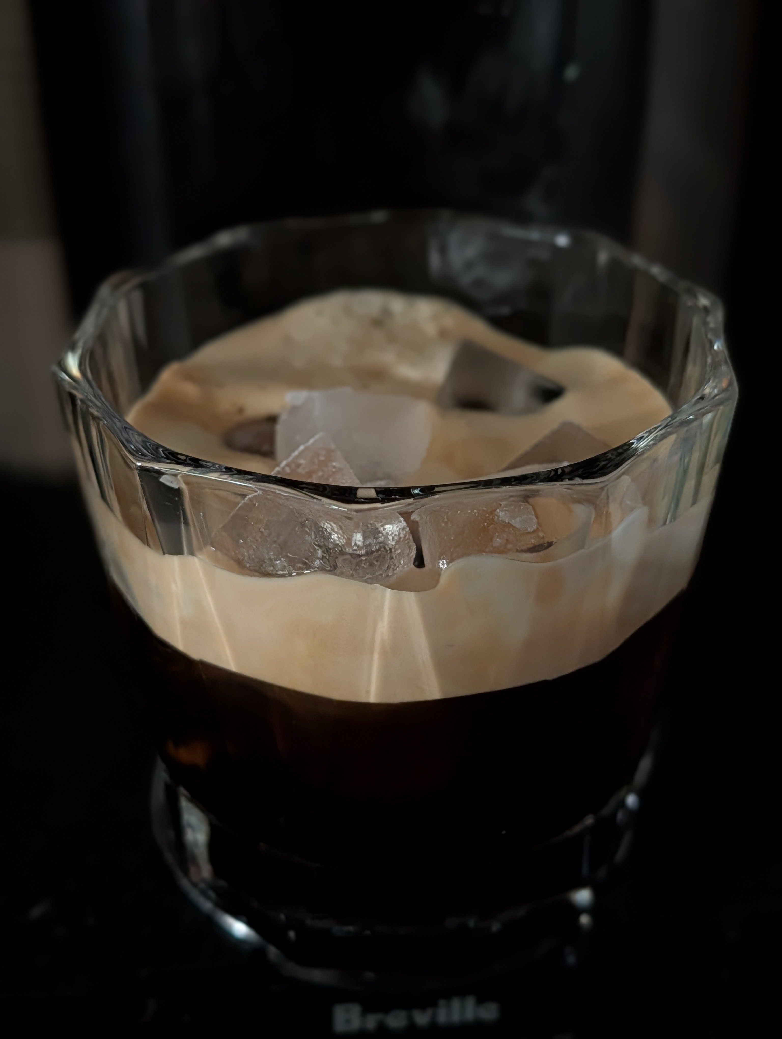 Having an afternoon iced double between weekend house tasks