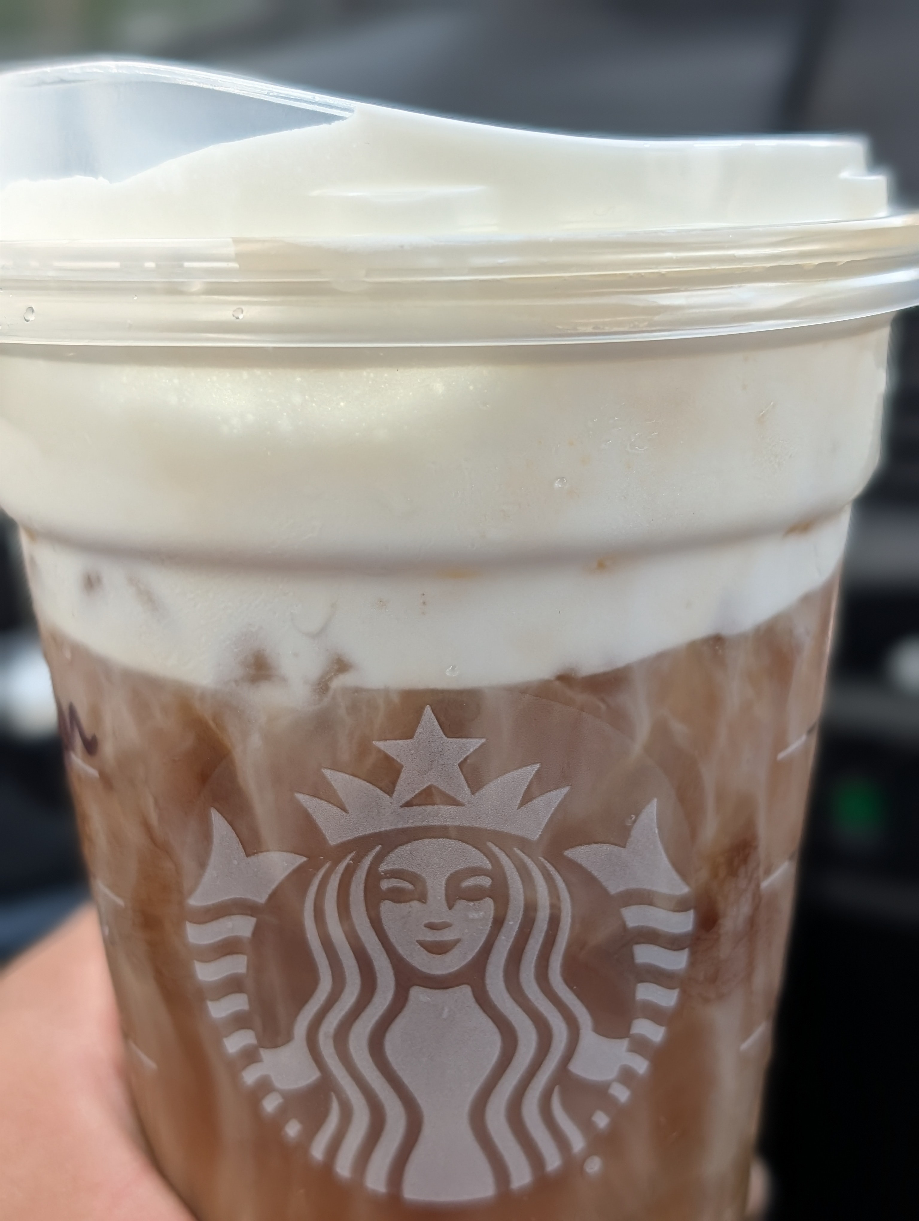 Ready for the long drive with a roasted coconut cream cold brew