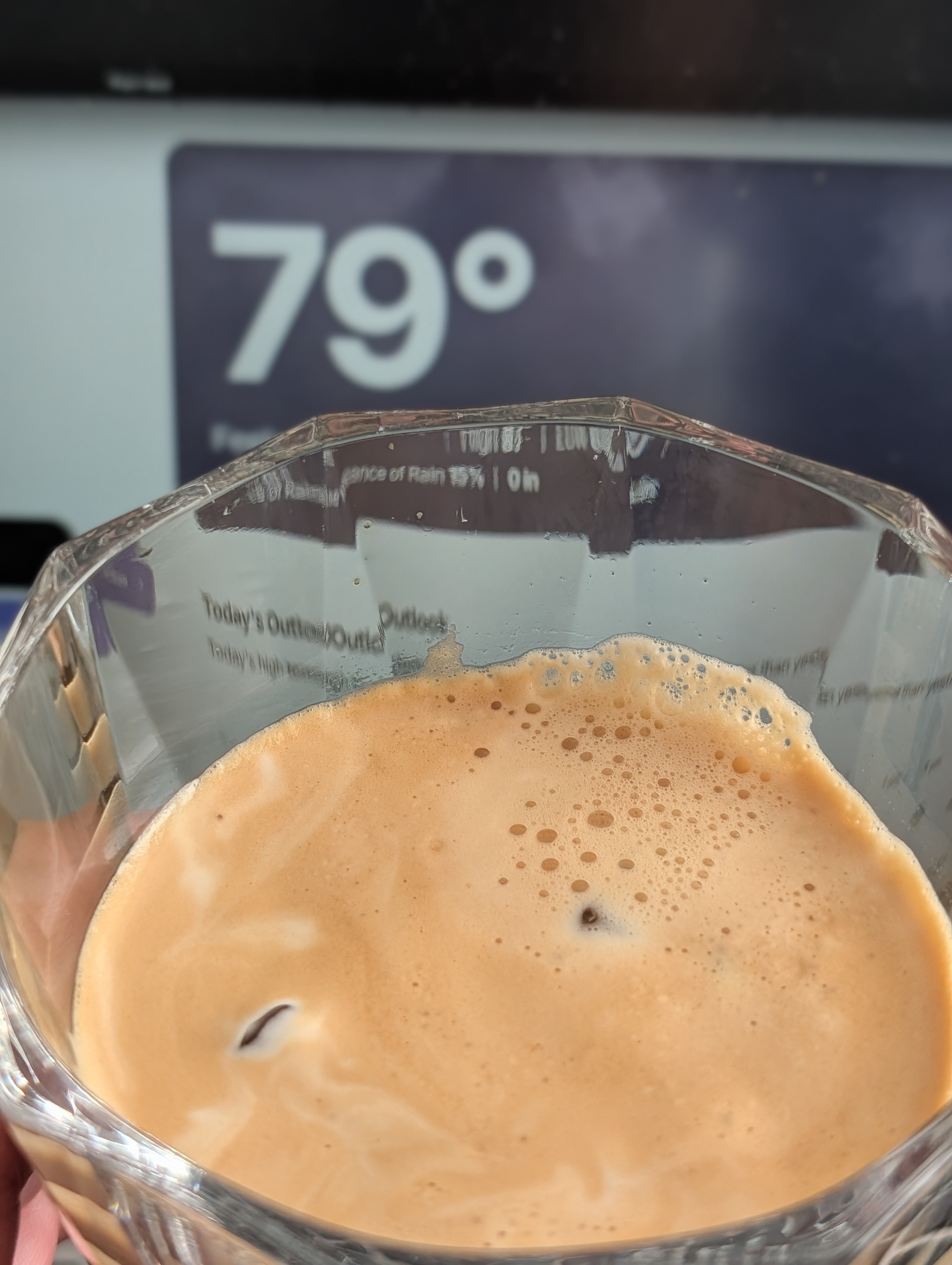 Keeping cool with an iced double