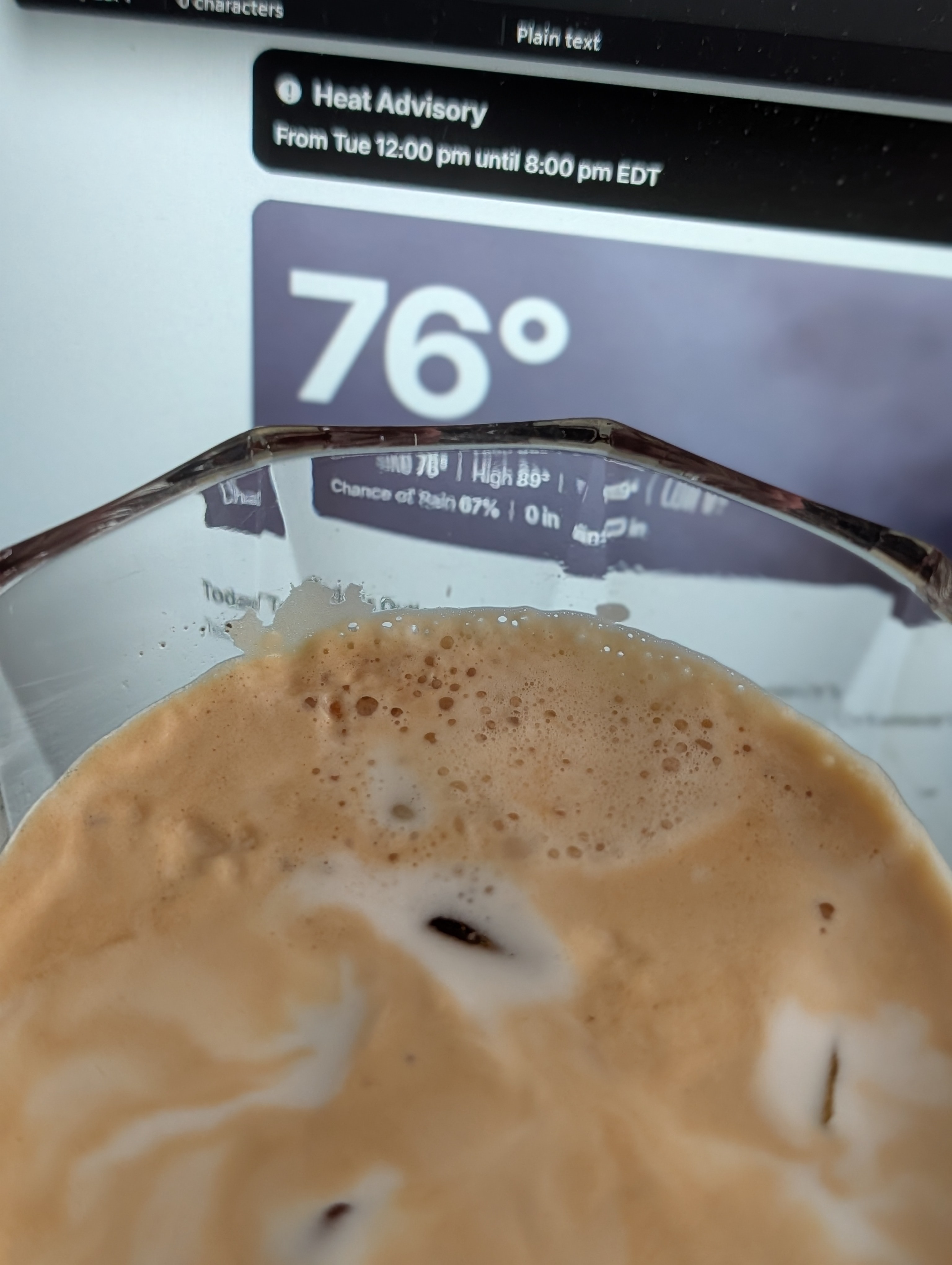 Having an iced double to start the day before things heat up 🥵