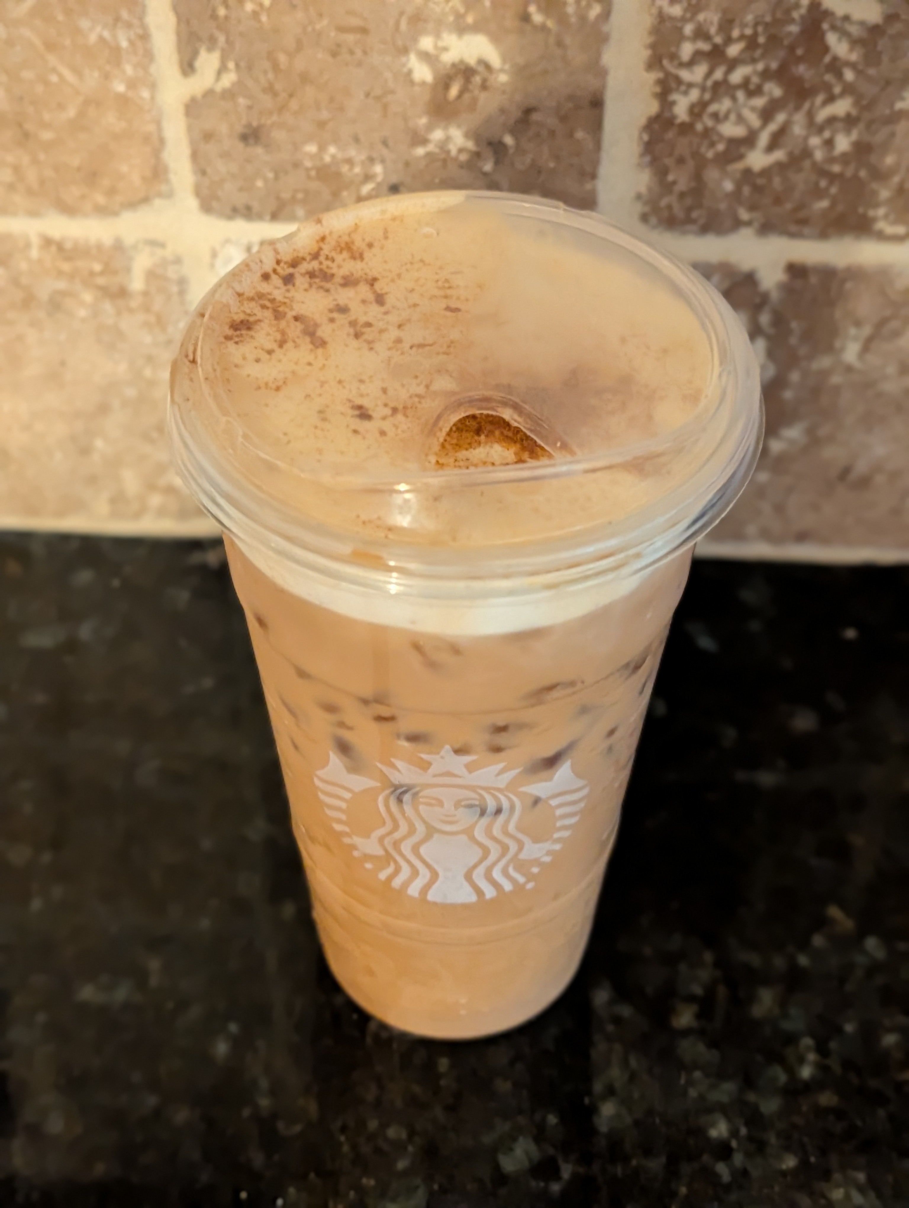 Enjoying a pumpkin cream shaken iced espresso before the first of many meetings on a crazy busy Friday