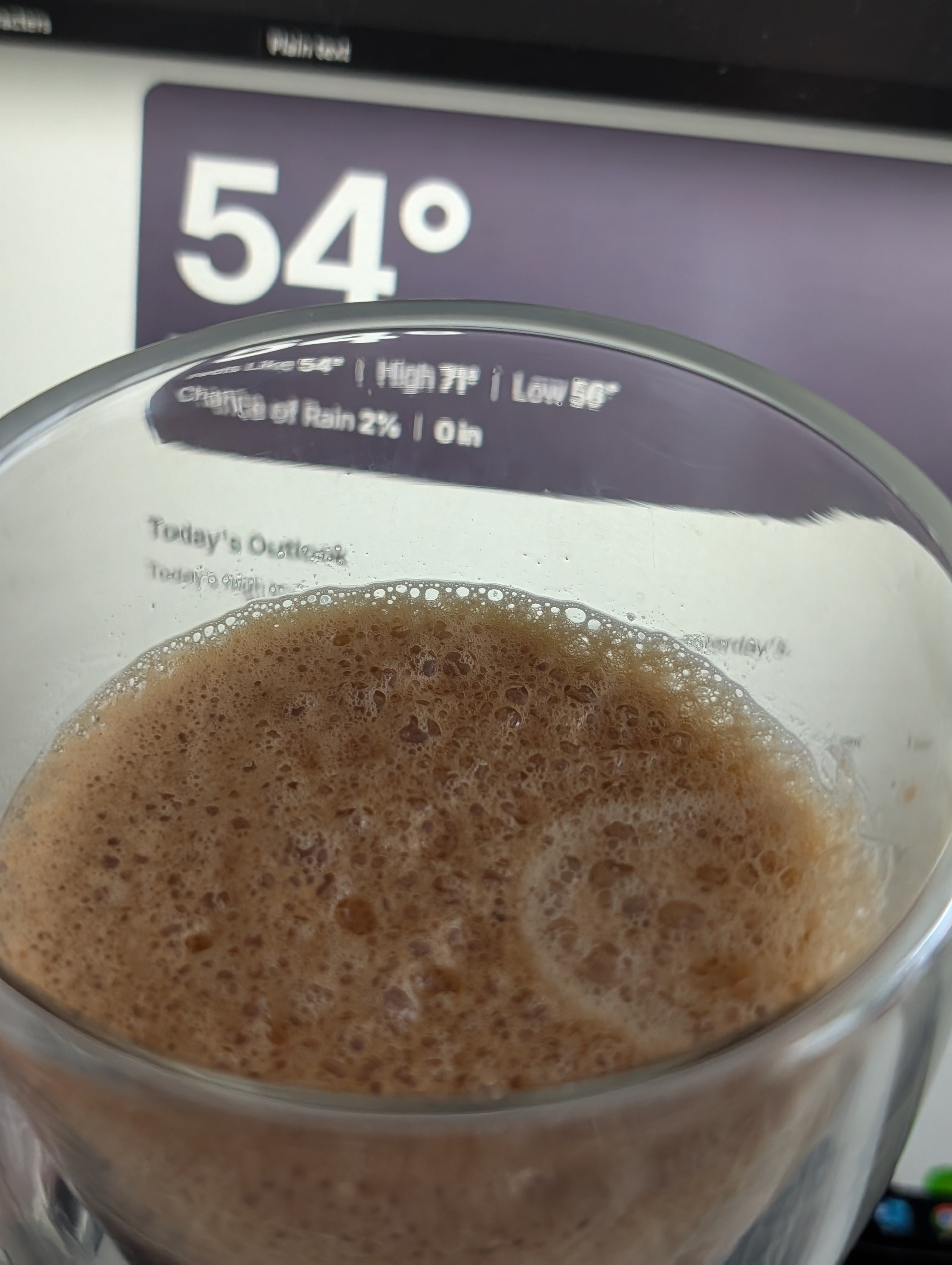 Having an early double to get a boost for the morning