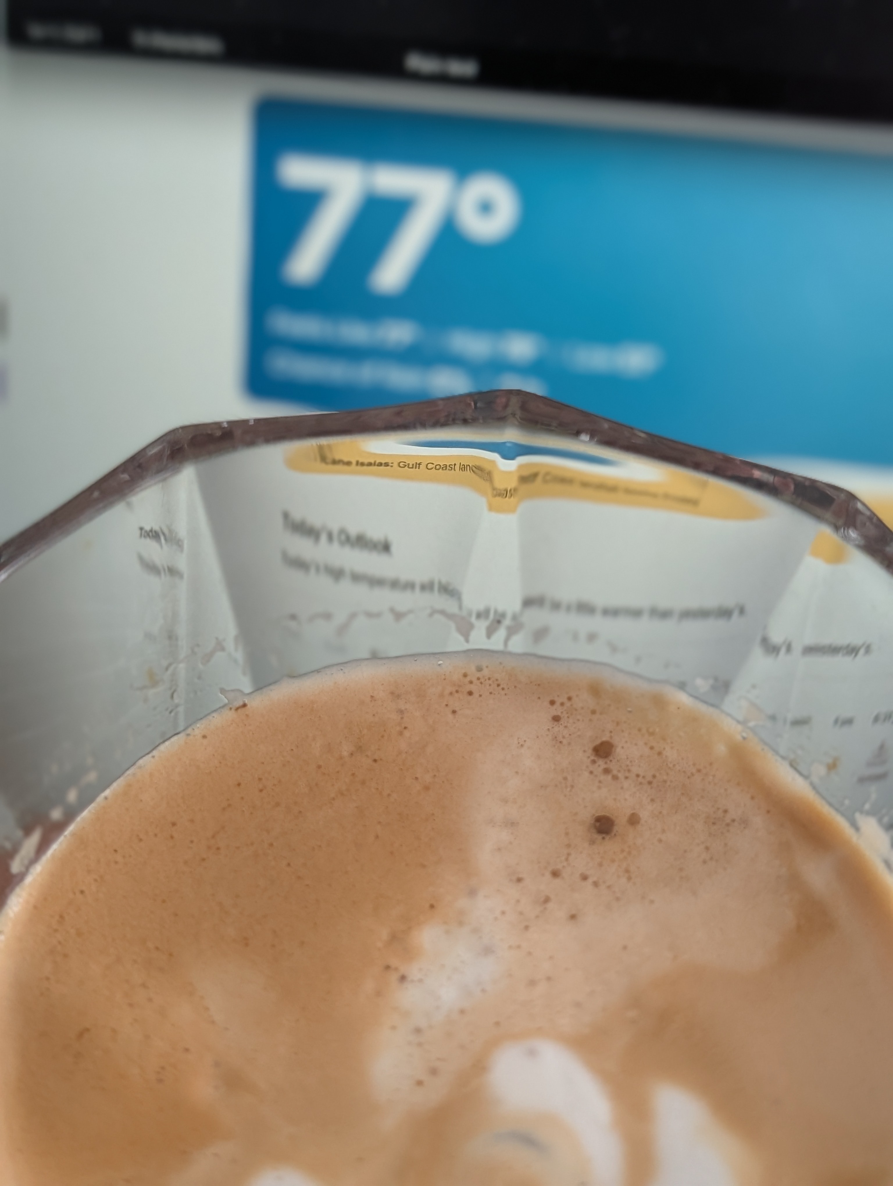 Recharging with some caffeine for the afternoon