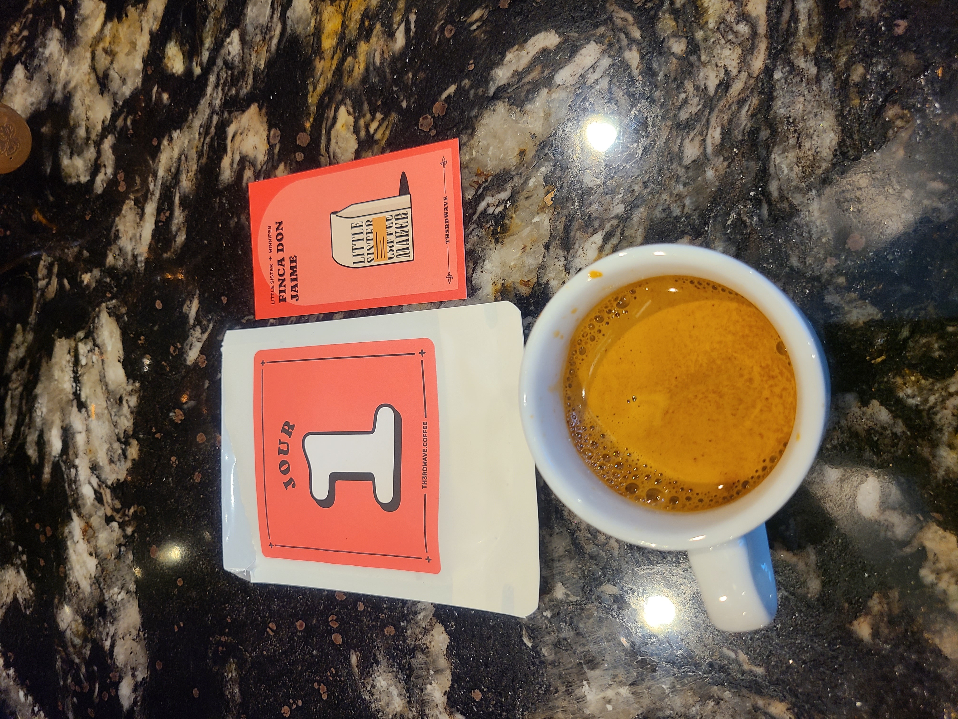 Delicious notes of orange and rose! part of the Specialty Coffee Advent Calendar in Canada by Th3rdwave. #day1