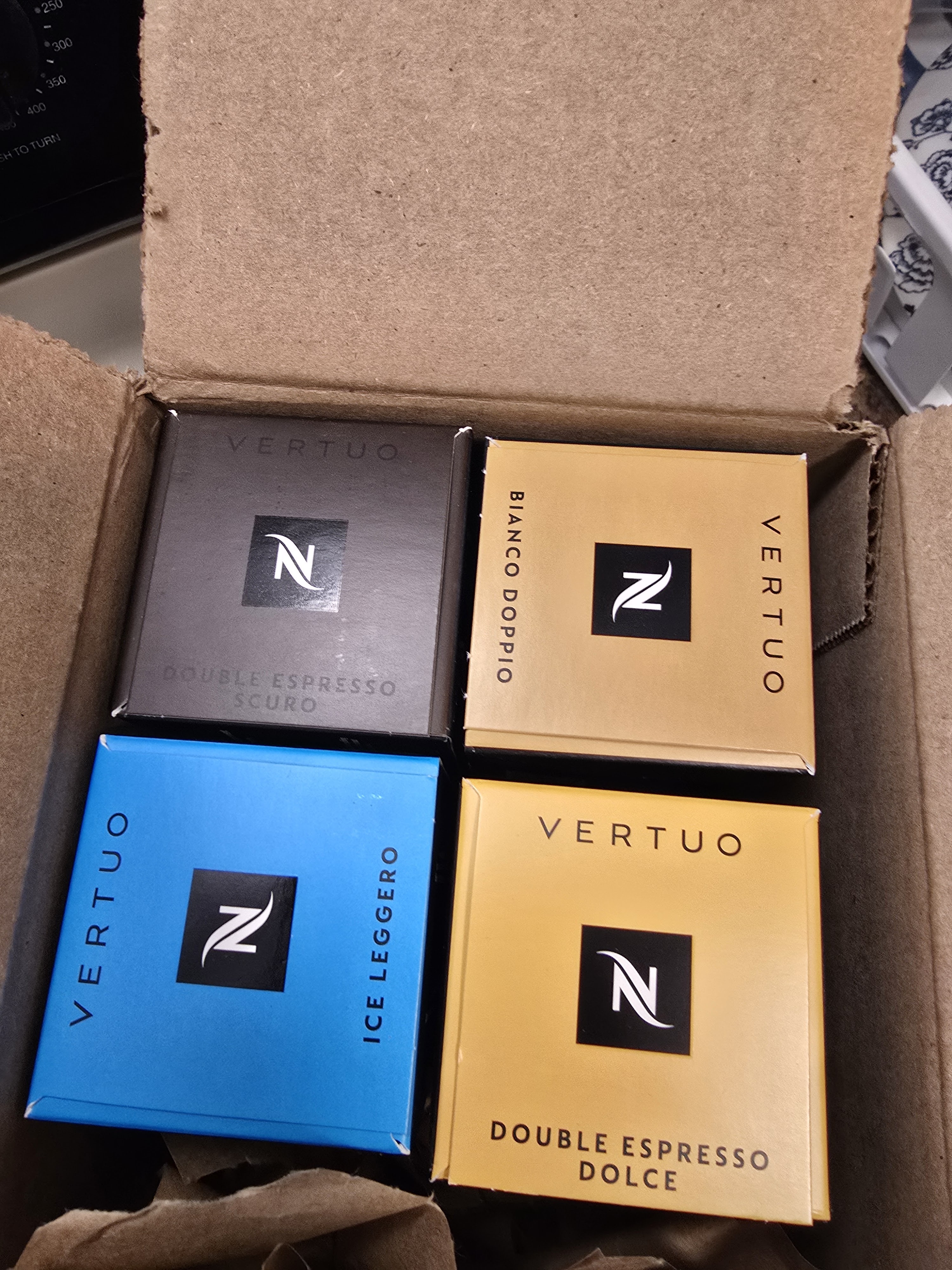 just received fresh coffee from nespresso 🥰🤗😌