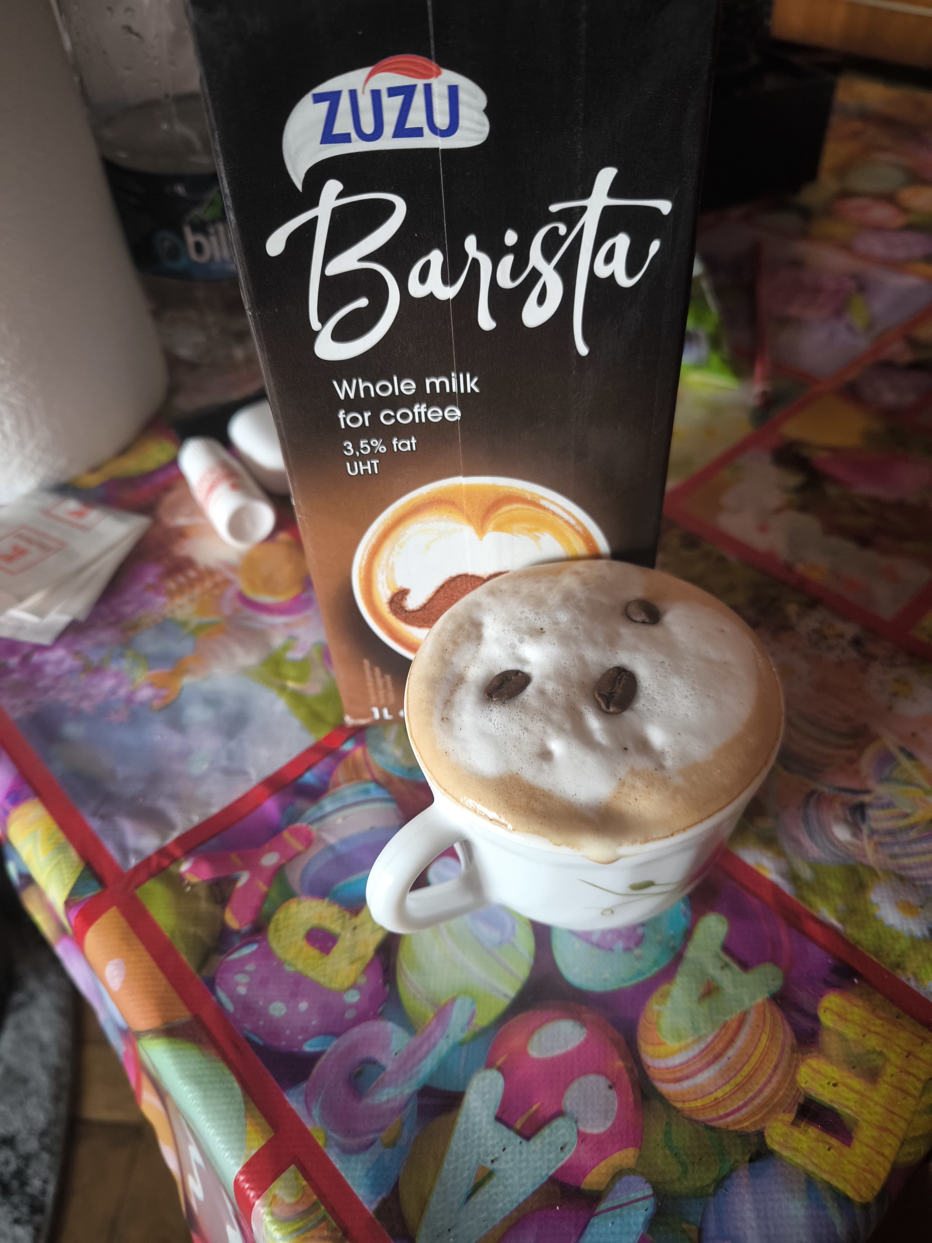 Capu uh can someone tell me how that coffee is spelled? The one with 1/3 espresso 1/3 milk and 1/3 foam
