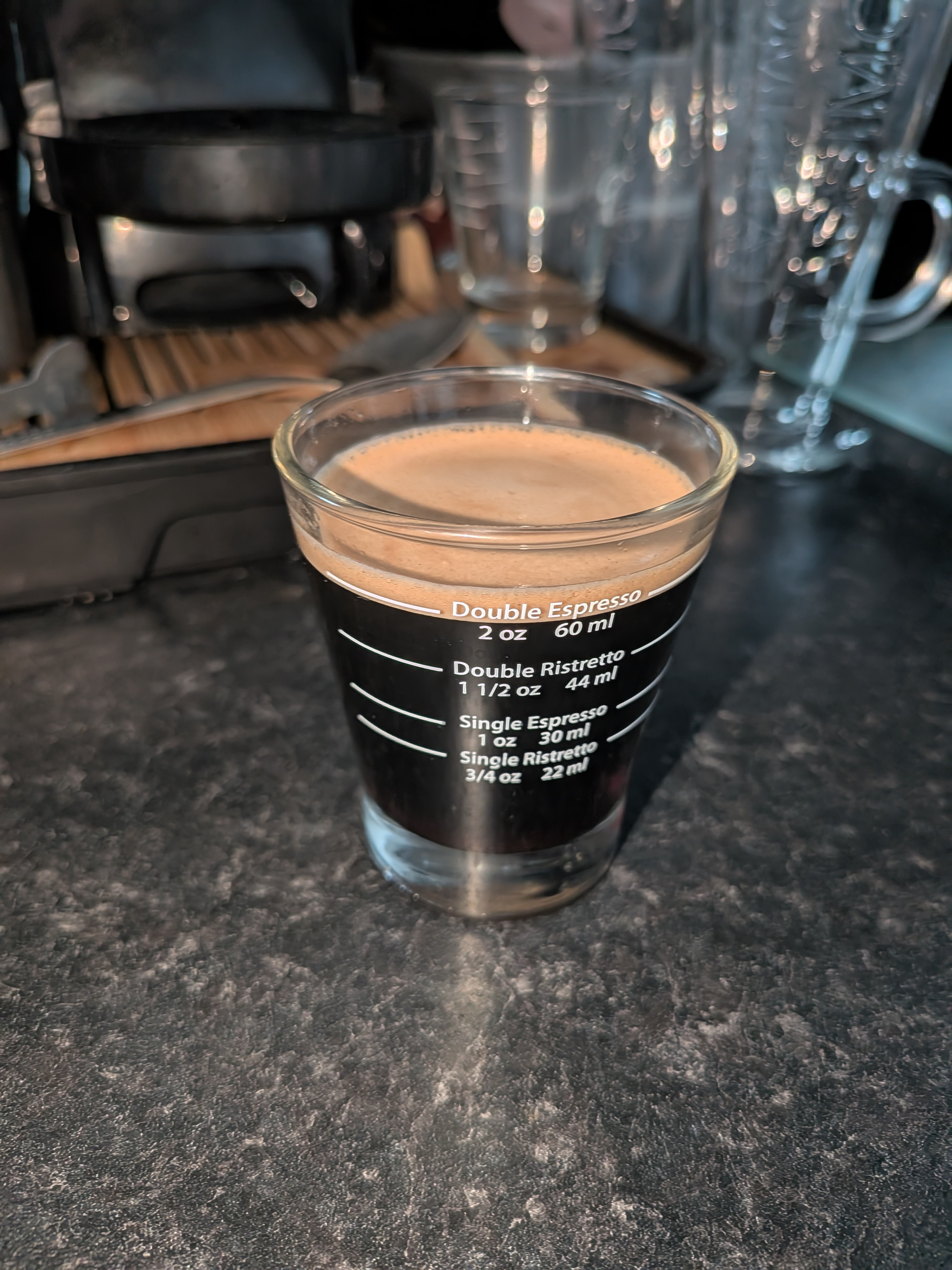 Today's drink, a Doppio. ☕