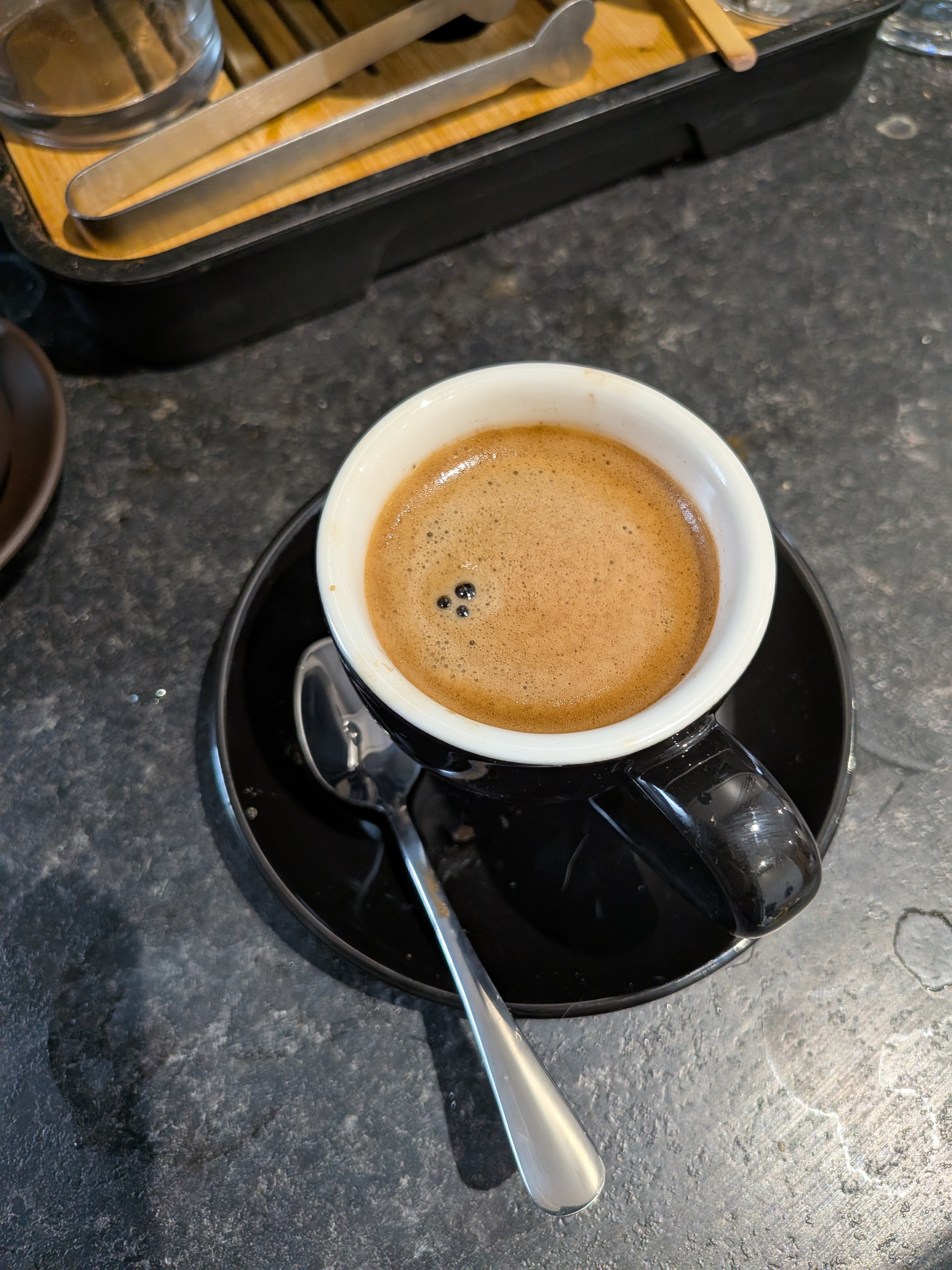 First espresso of the day. ☕