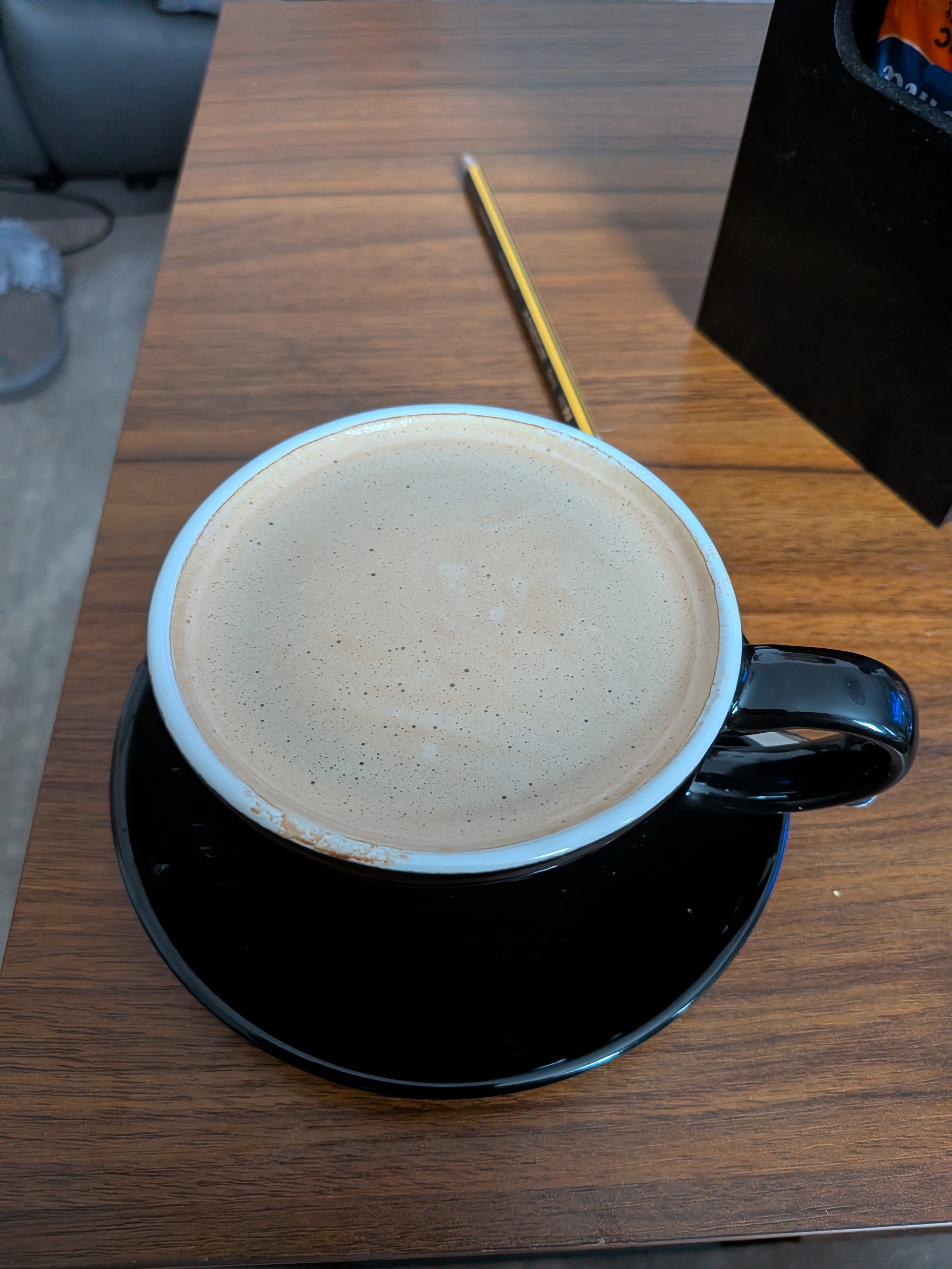 L'or Estremo Lungo Cafe au Lait this morning. ☕