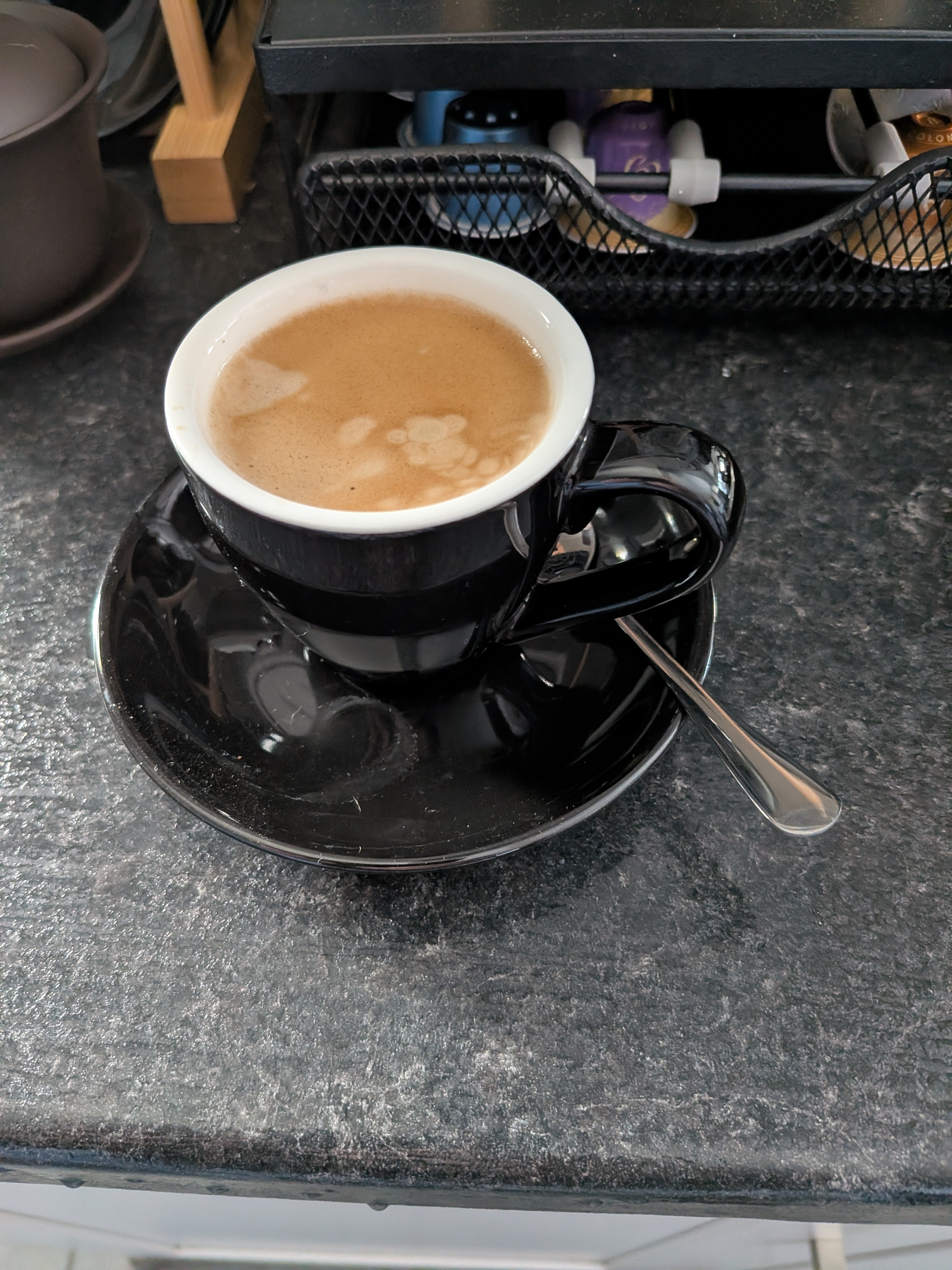 L'or Ultimo espresso to start the day ☕