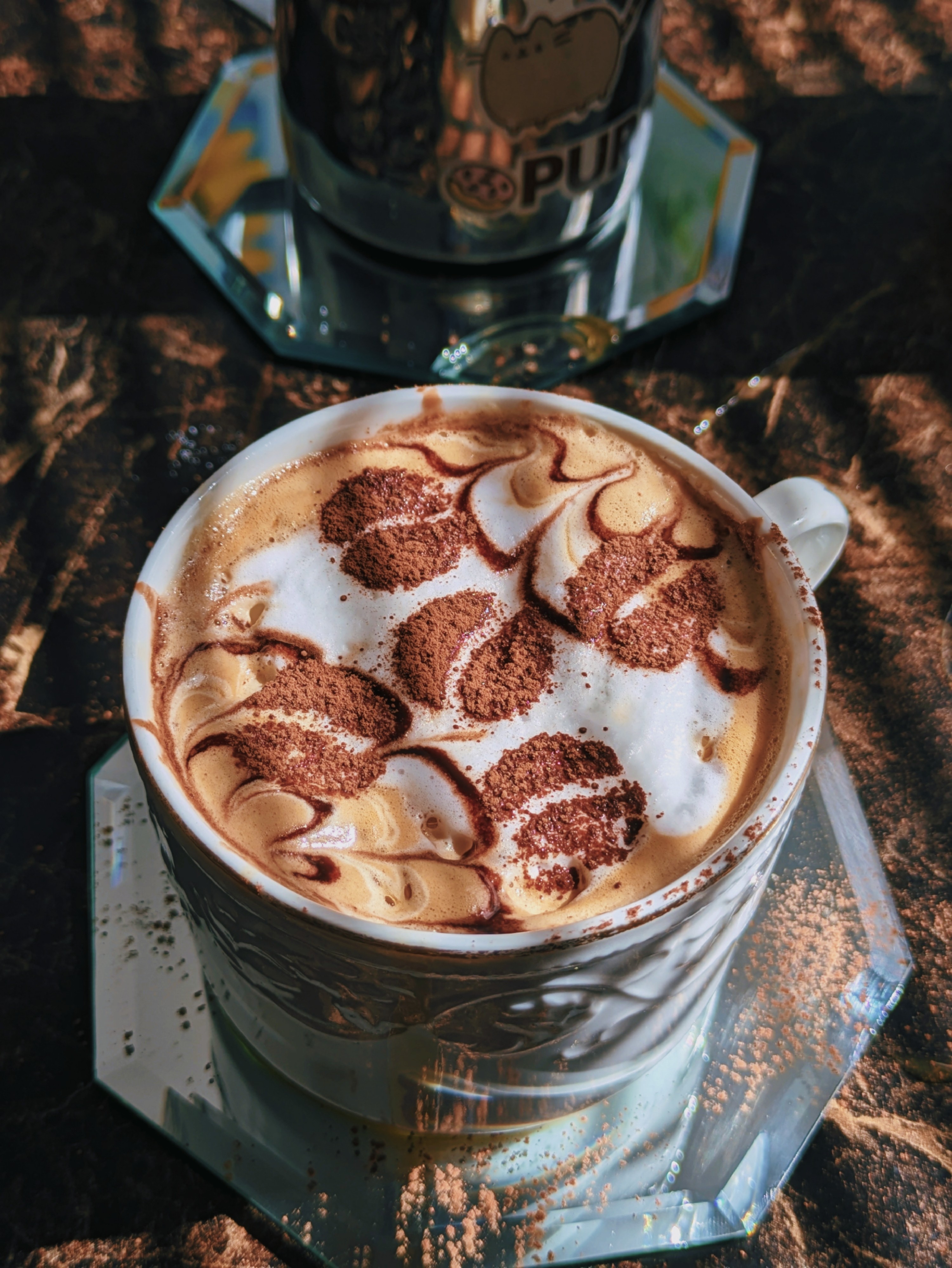 El arte en el café es muy bonito amigos ☕