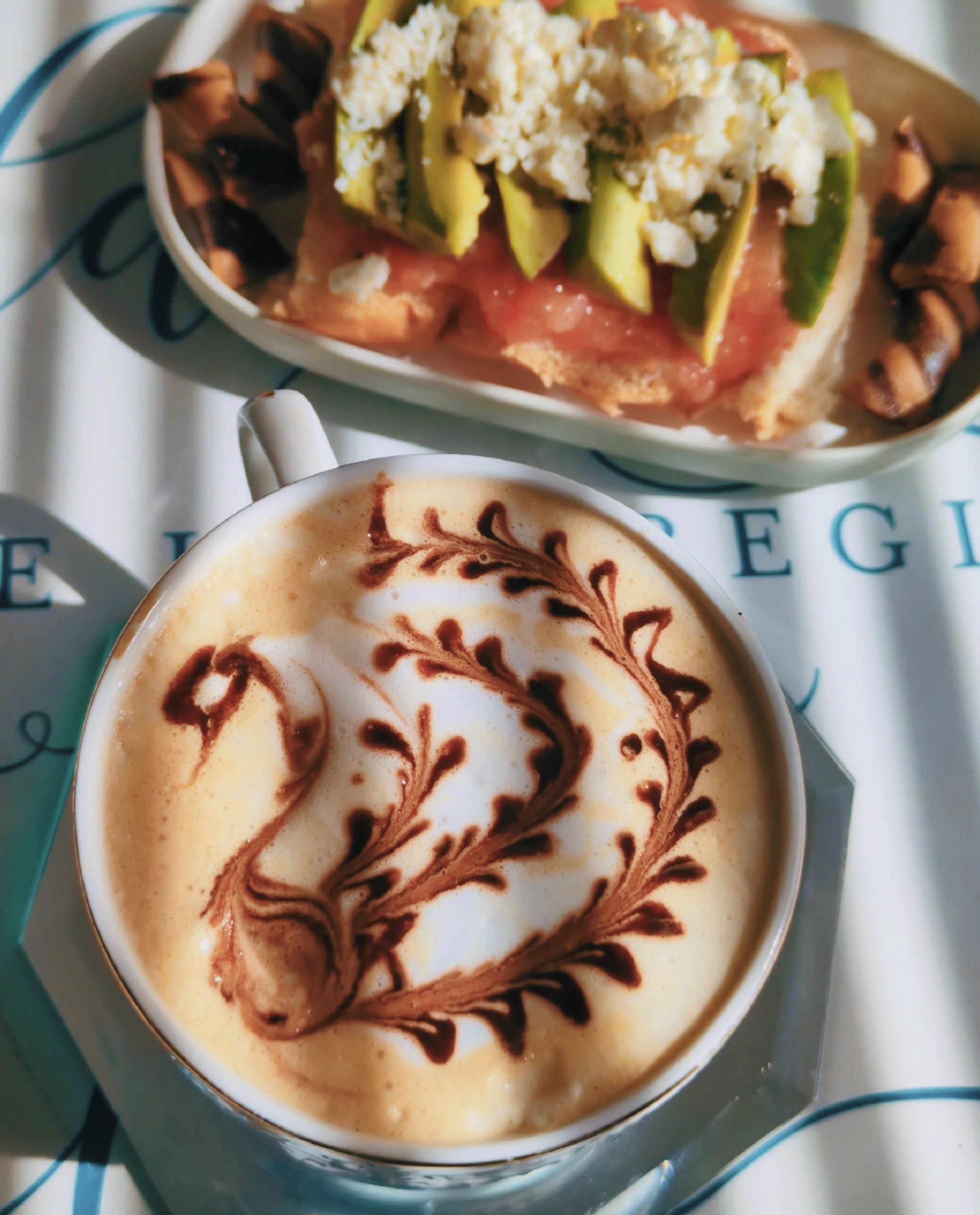 Diseño de arte Latte, Cisne 