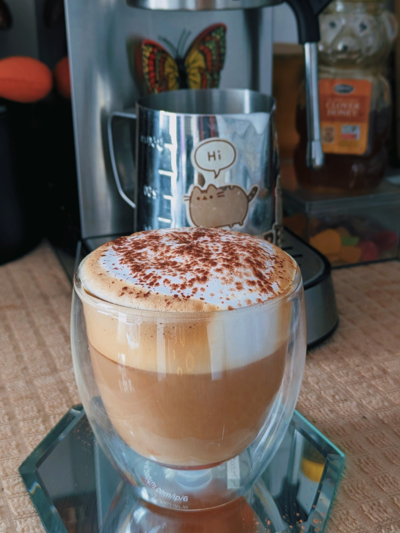 Café con miel y leche