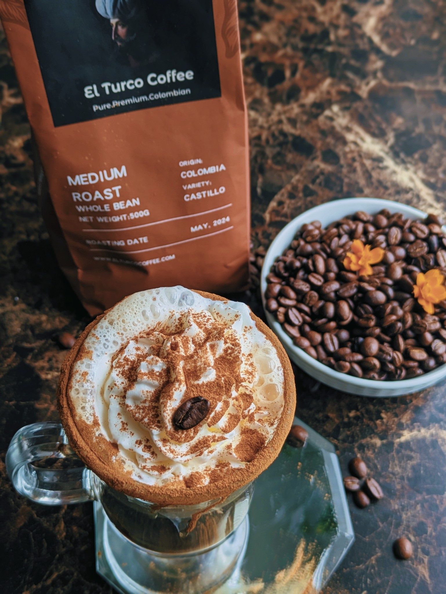 Café Irlandés 
Una bomba de sabores 
Café de especialidad de Colombia 

