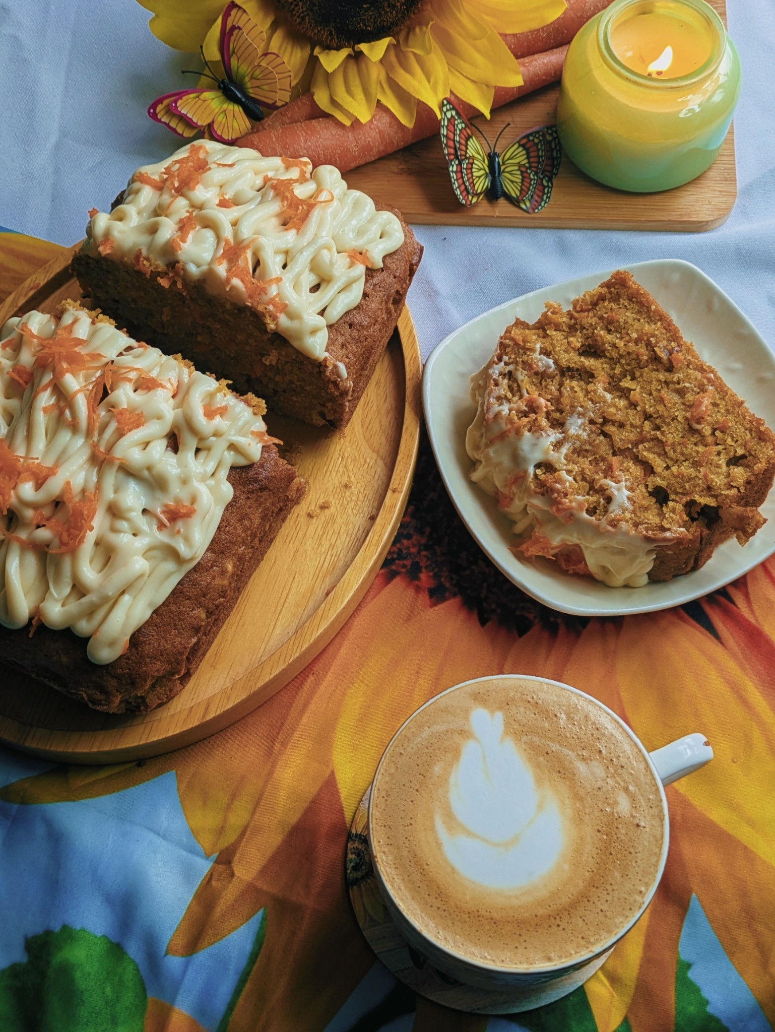 Carrot Cake and Coffee 
Video on my social networks✨