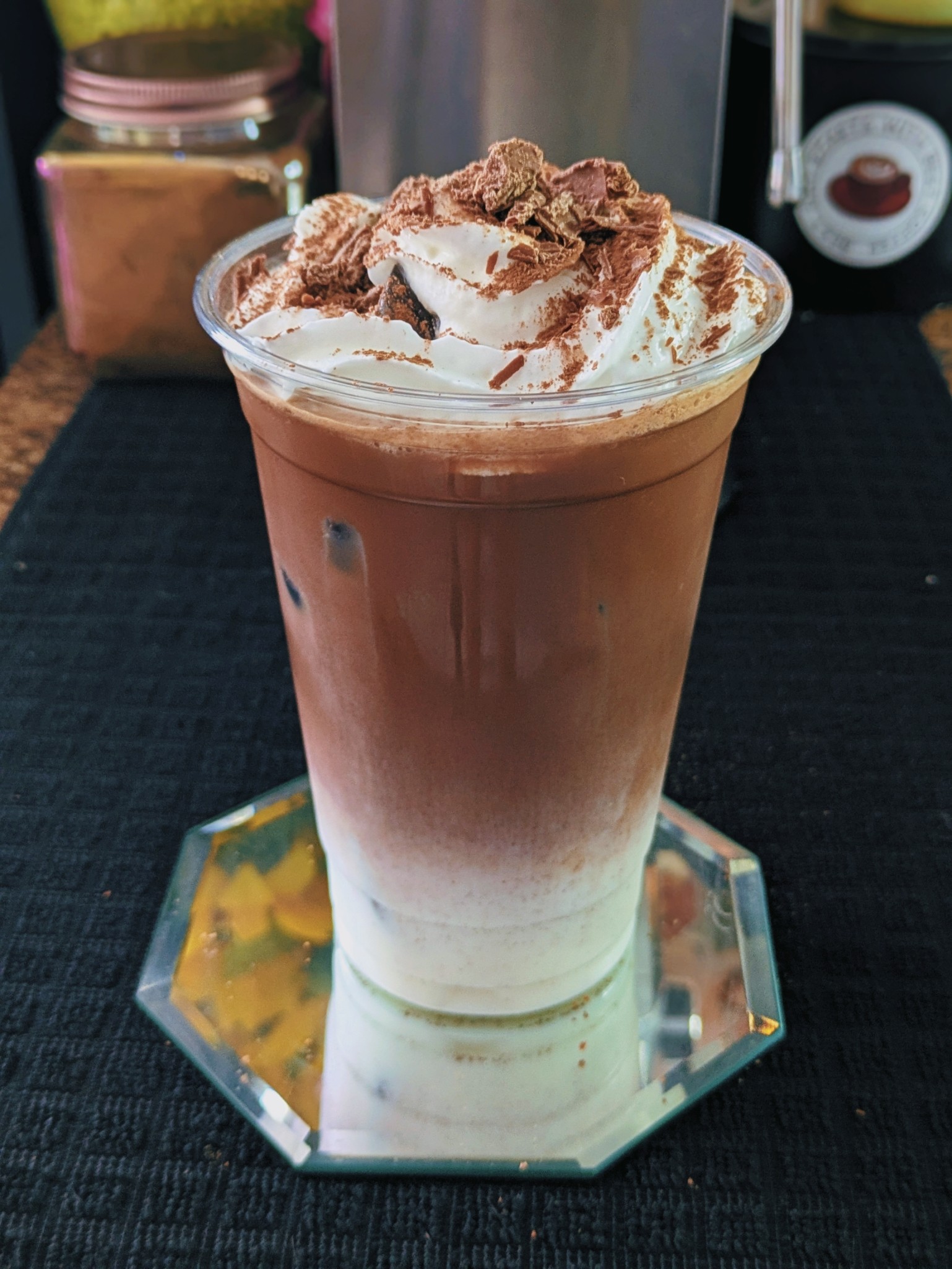 Cacao amargo y café 