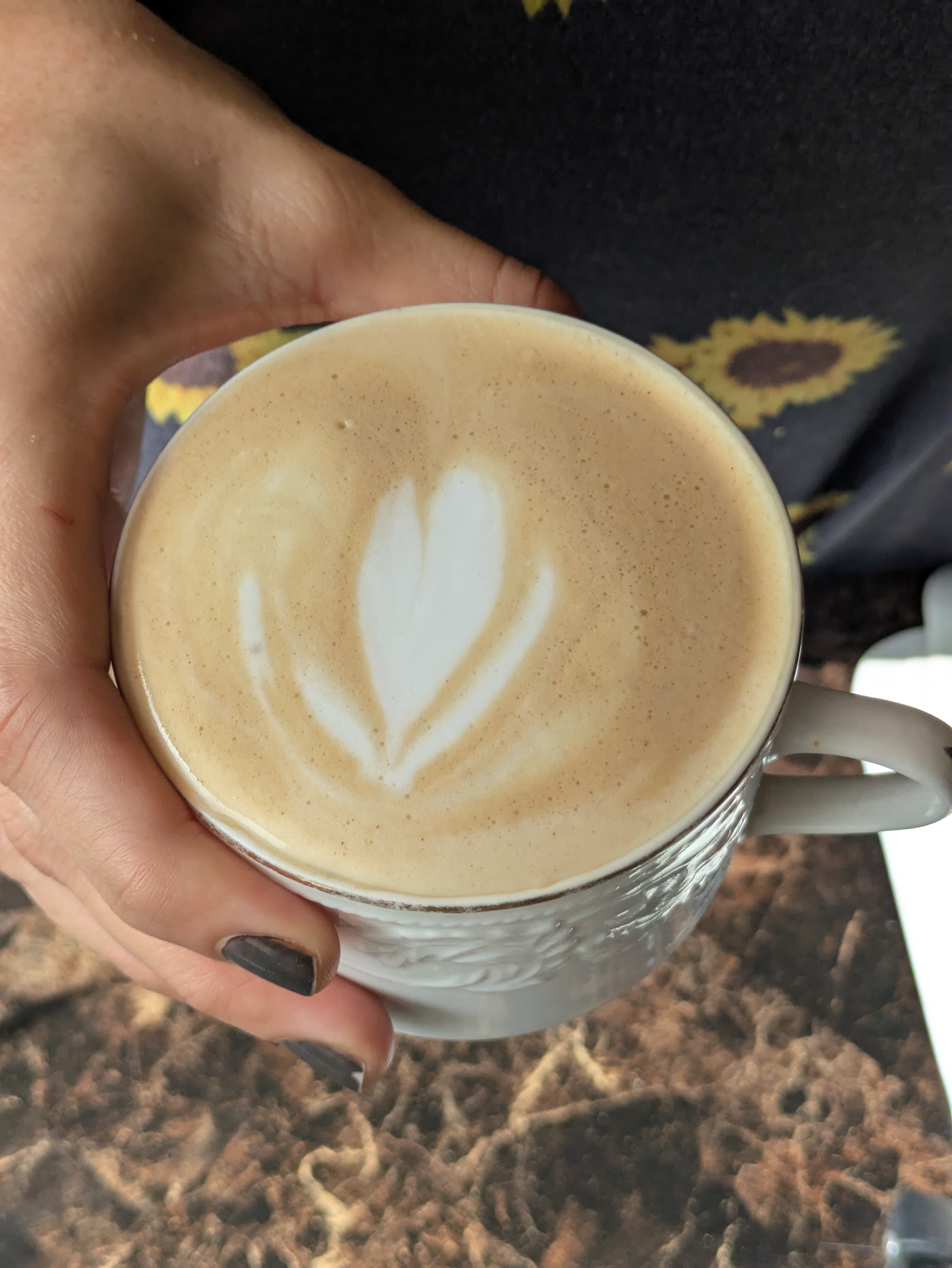 Un antes fallido LatteArt, un después lo arregló jejeje