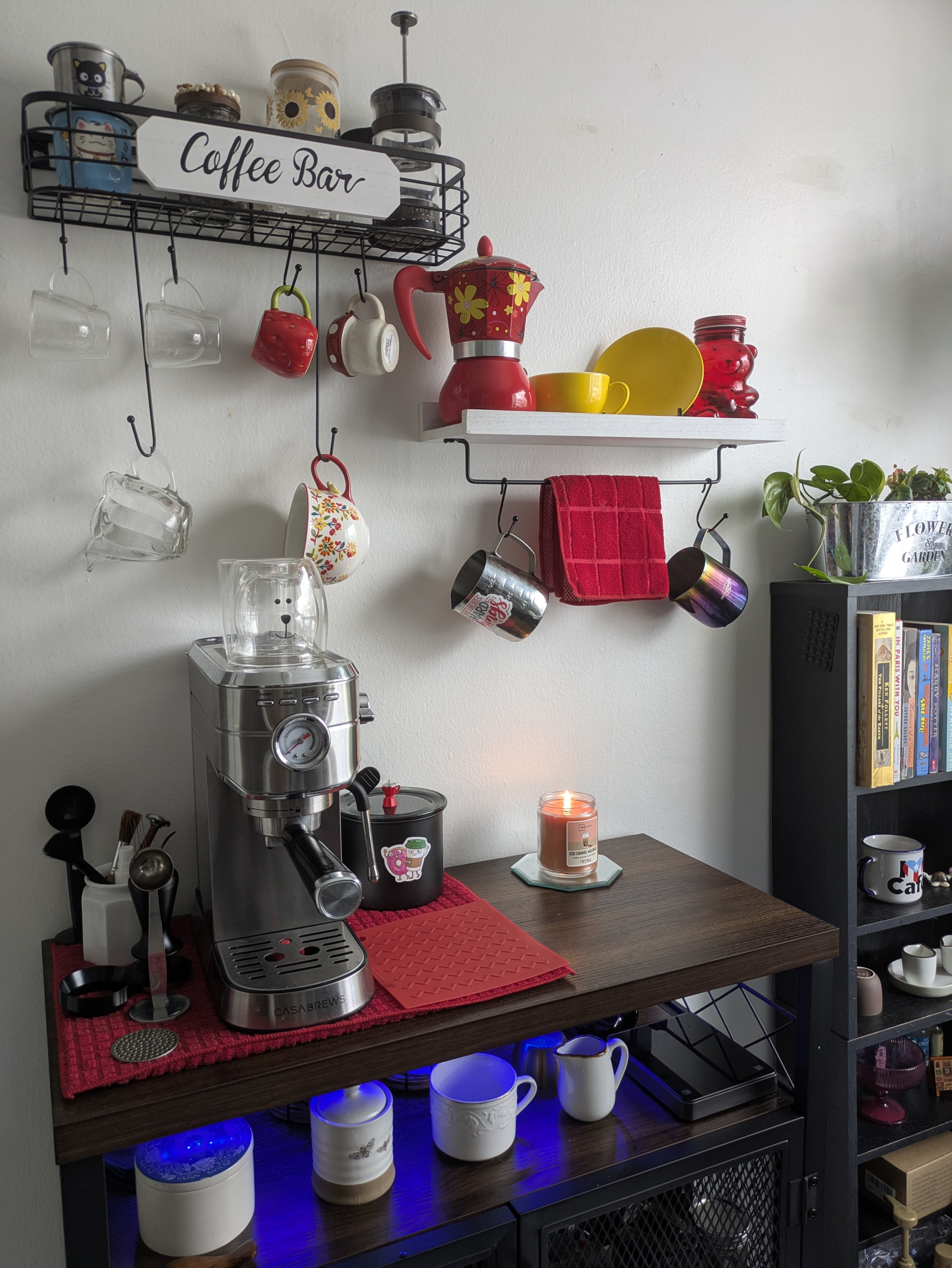Me acordé que no habia enseñado mí nueva estación de café