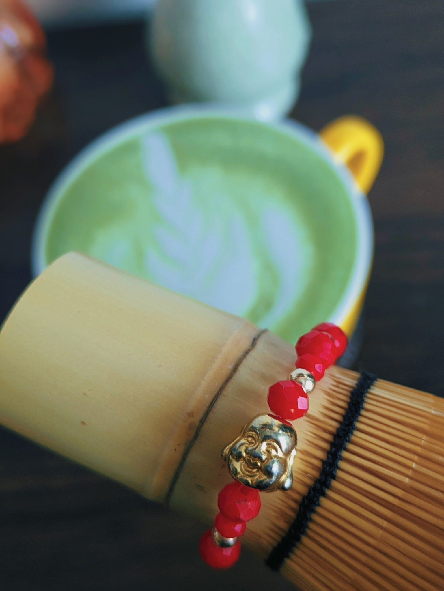 Lista para disfrutar de esta taza de matcha 🍵💚

Y probar si es verdad que es tan complicado hacer un latte art. 