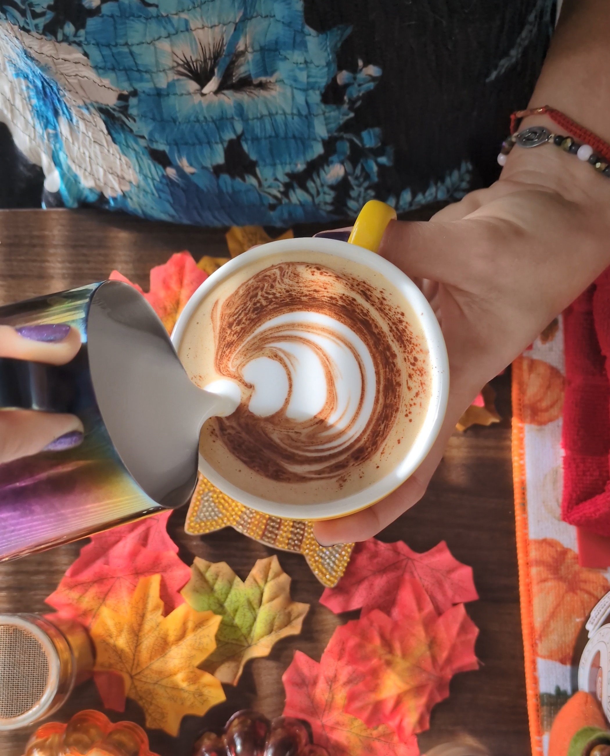 Latte Art casi perfecto 💯 Buen café 