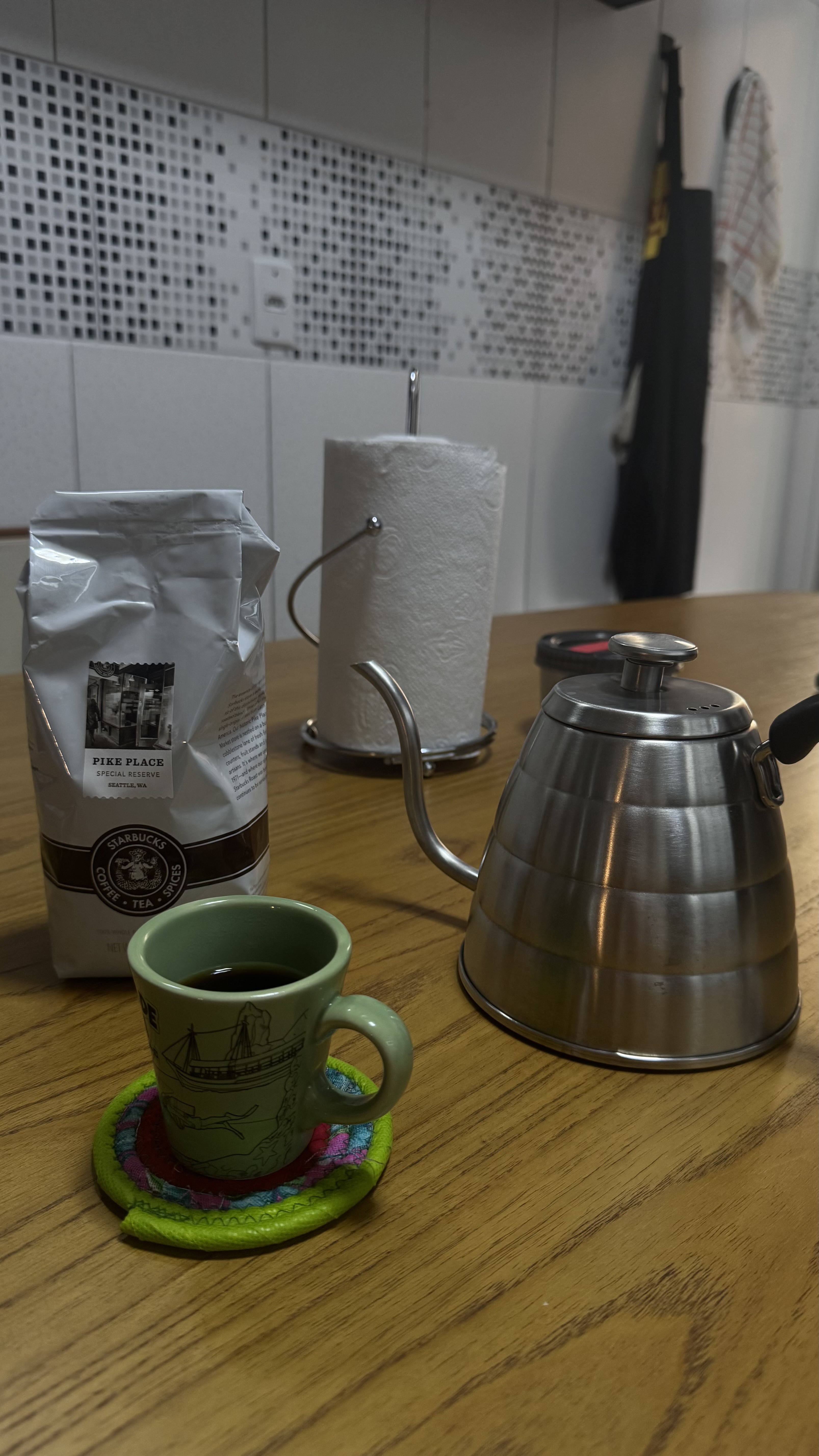 Café delicioso, torra escura. Reserva especial pike Place 🤎