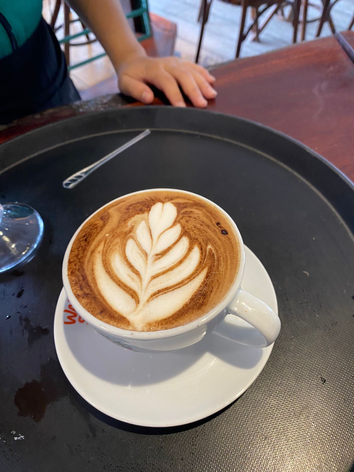 Eu sou iniciante e faço café onde trabalho, estou evoluindo na latte art 