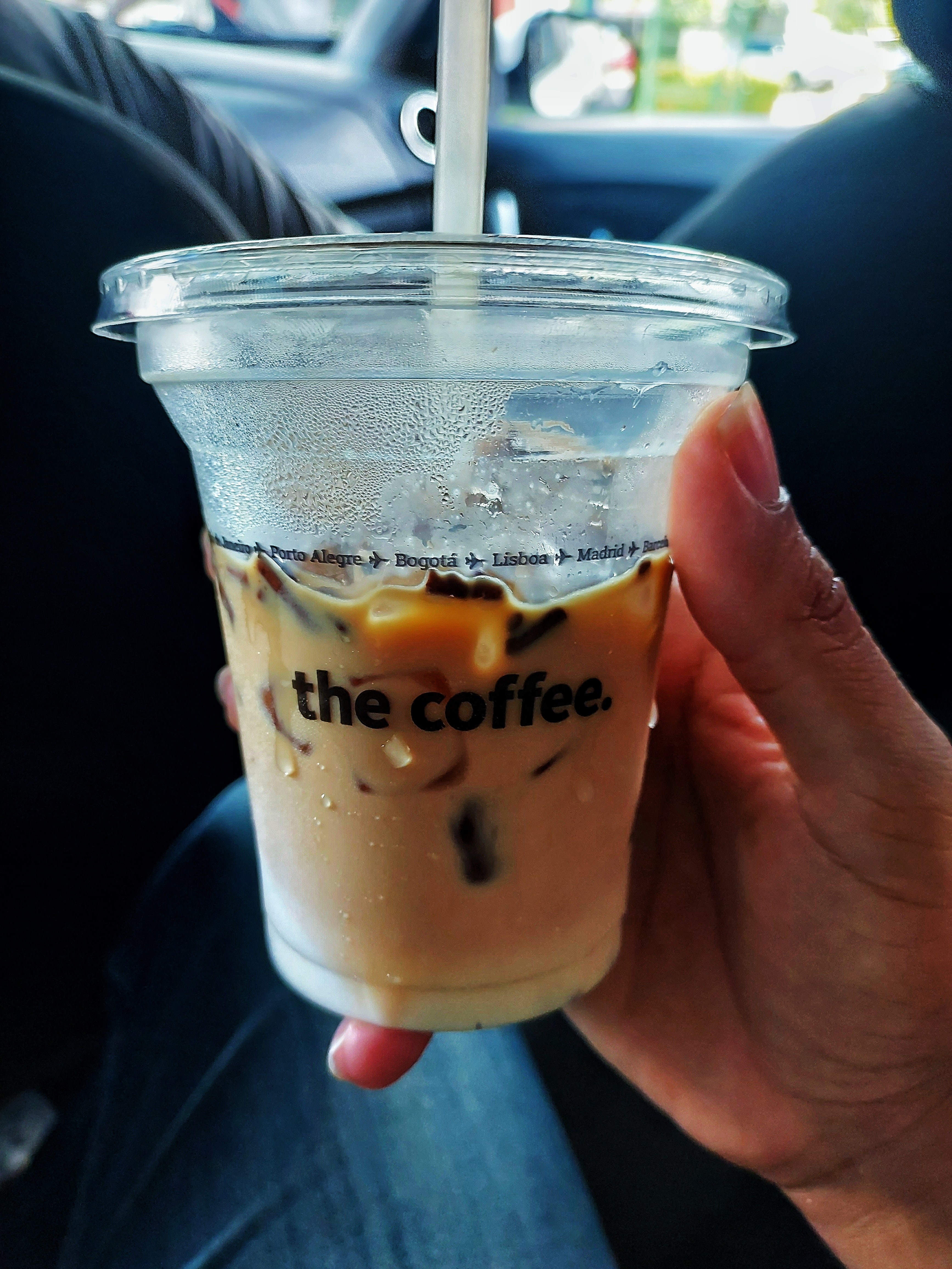 Hoje foi dia de provar o Iced Latte Vanilla da