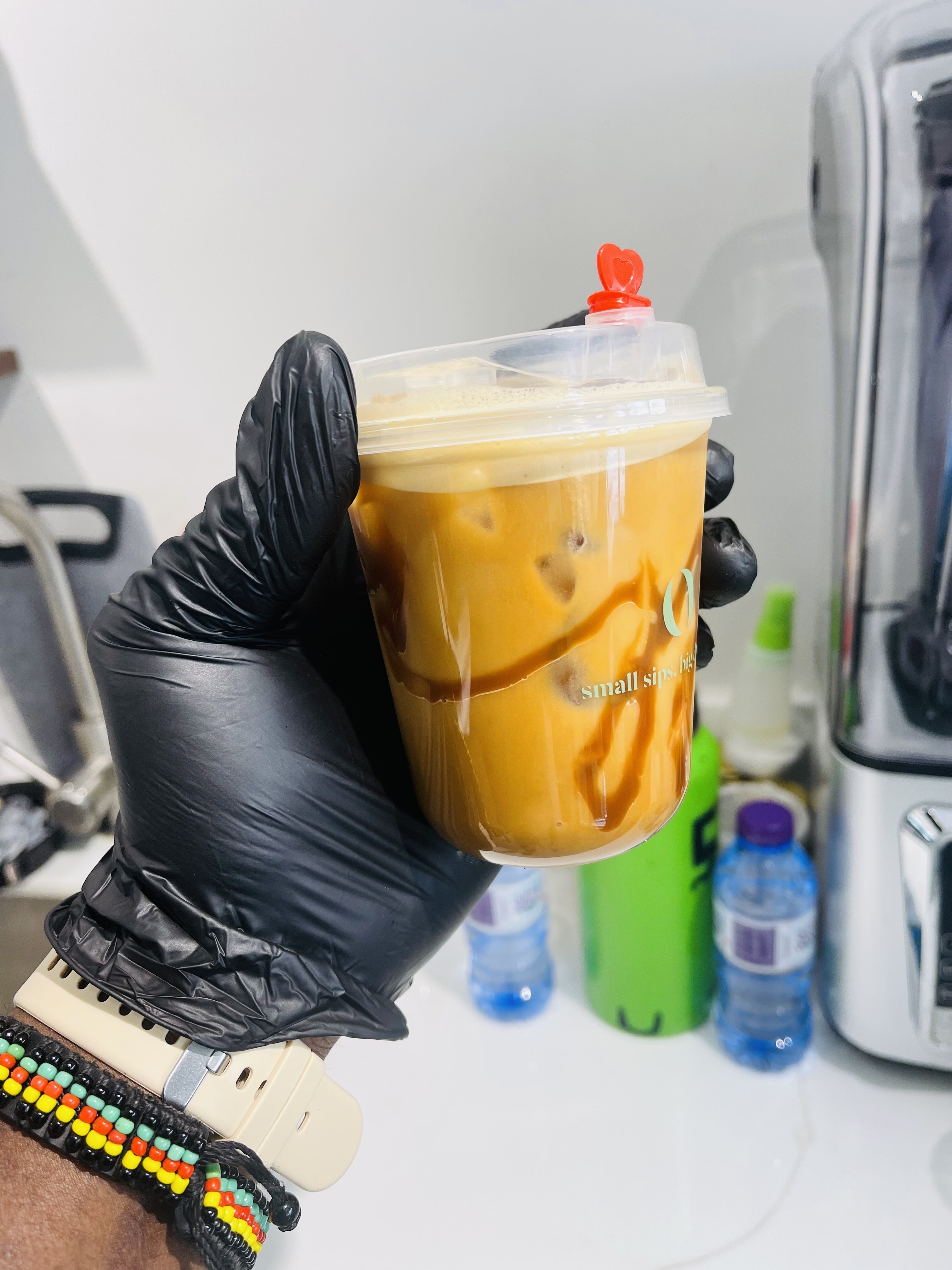 light caramel latte for caramel lovers 