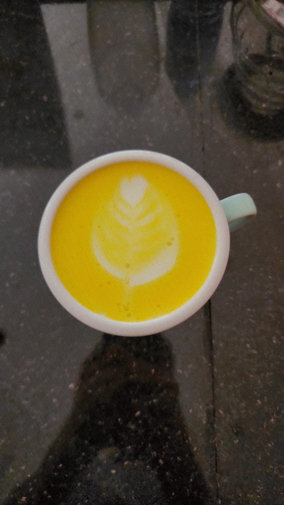 my sister said being a barista or coffee lover is easy so I had her to try latte art an this is her result after 2 weeks classes 