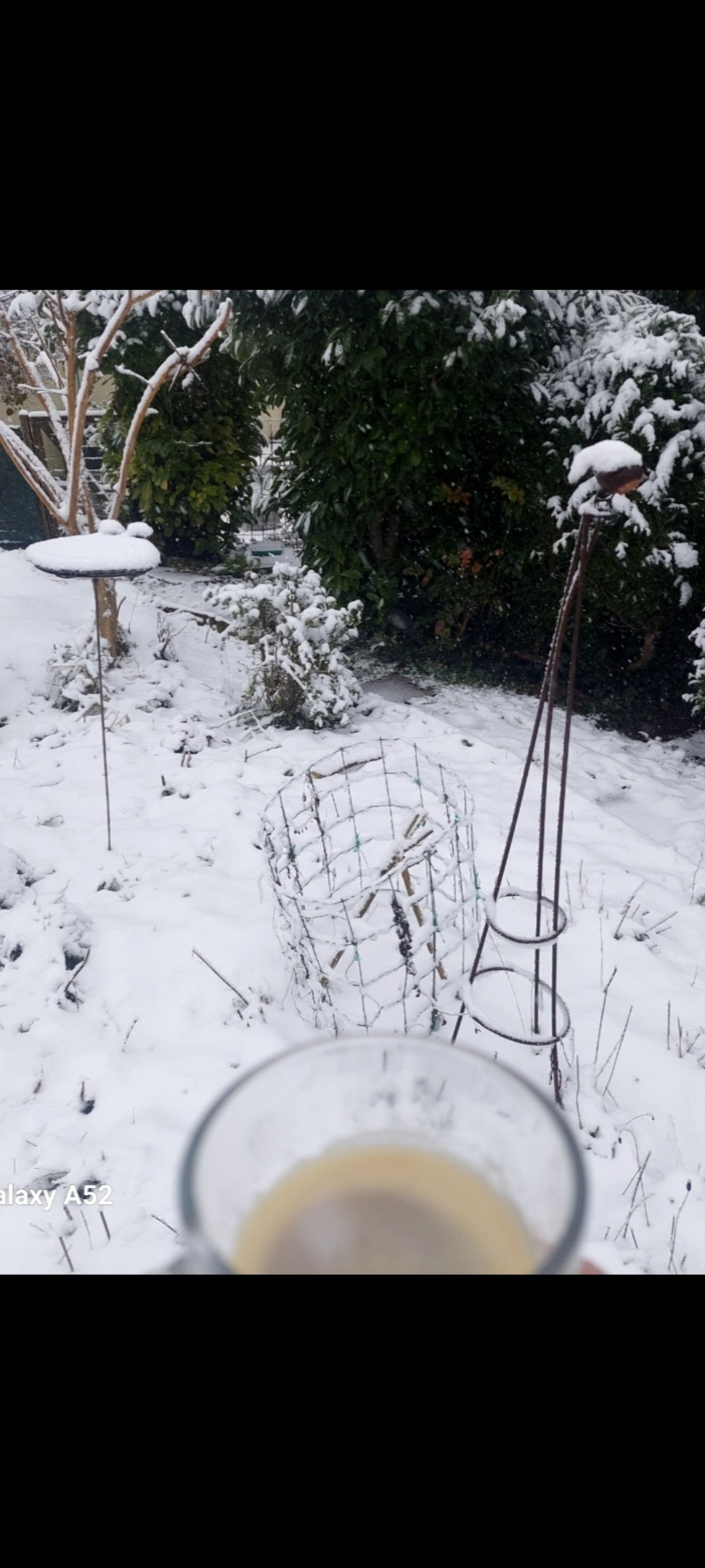 expresso L'Or caramel. Quoi de mieux qu'un expresso bien chaud pour affronter la neige 