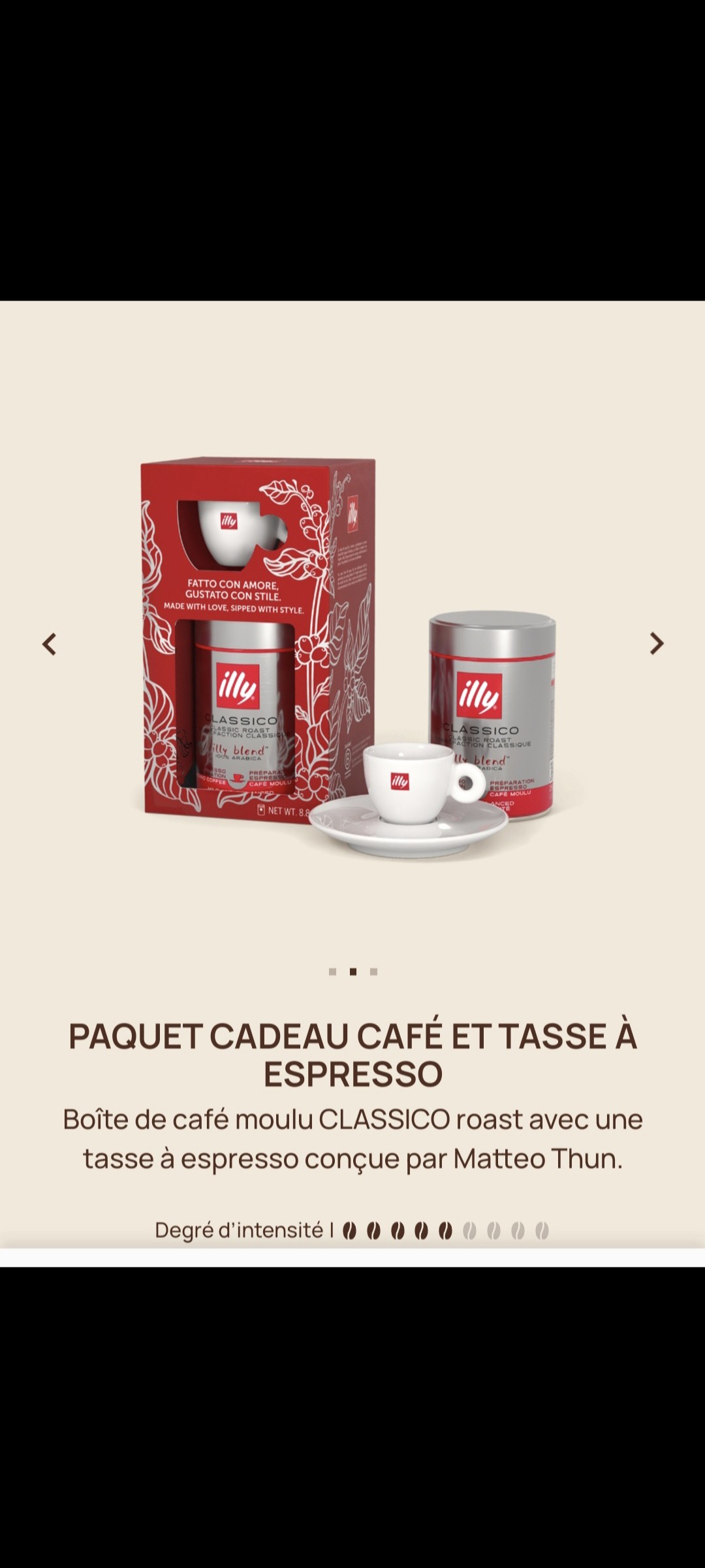 Café Illy

Une autre idée de cadeau pour cette fin d'année 
