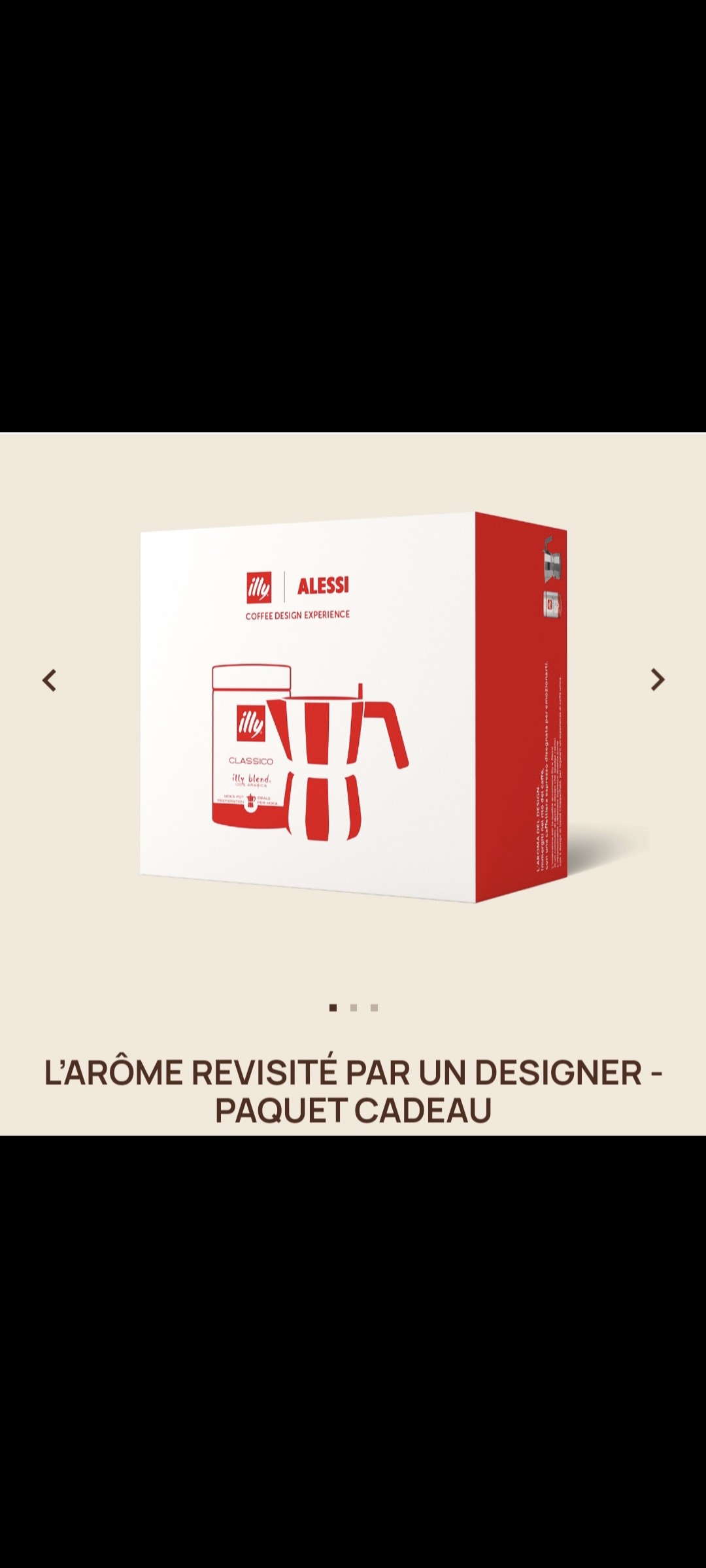 Café Illy
Dernière idée cadeau 