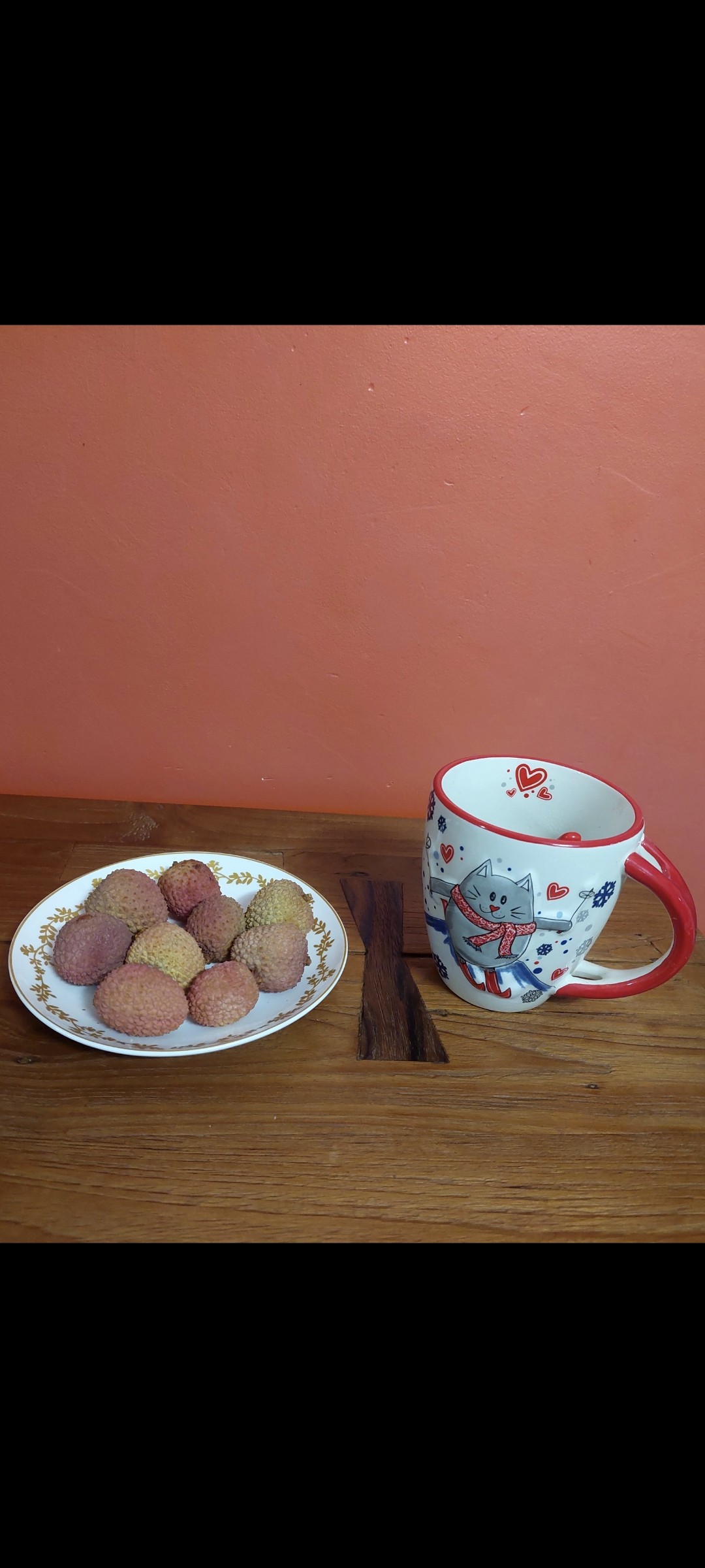 Café Lavazza espresso perfetto en grain 
Avec les premiers litchis de Madagascar de l'année !