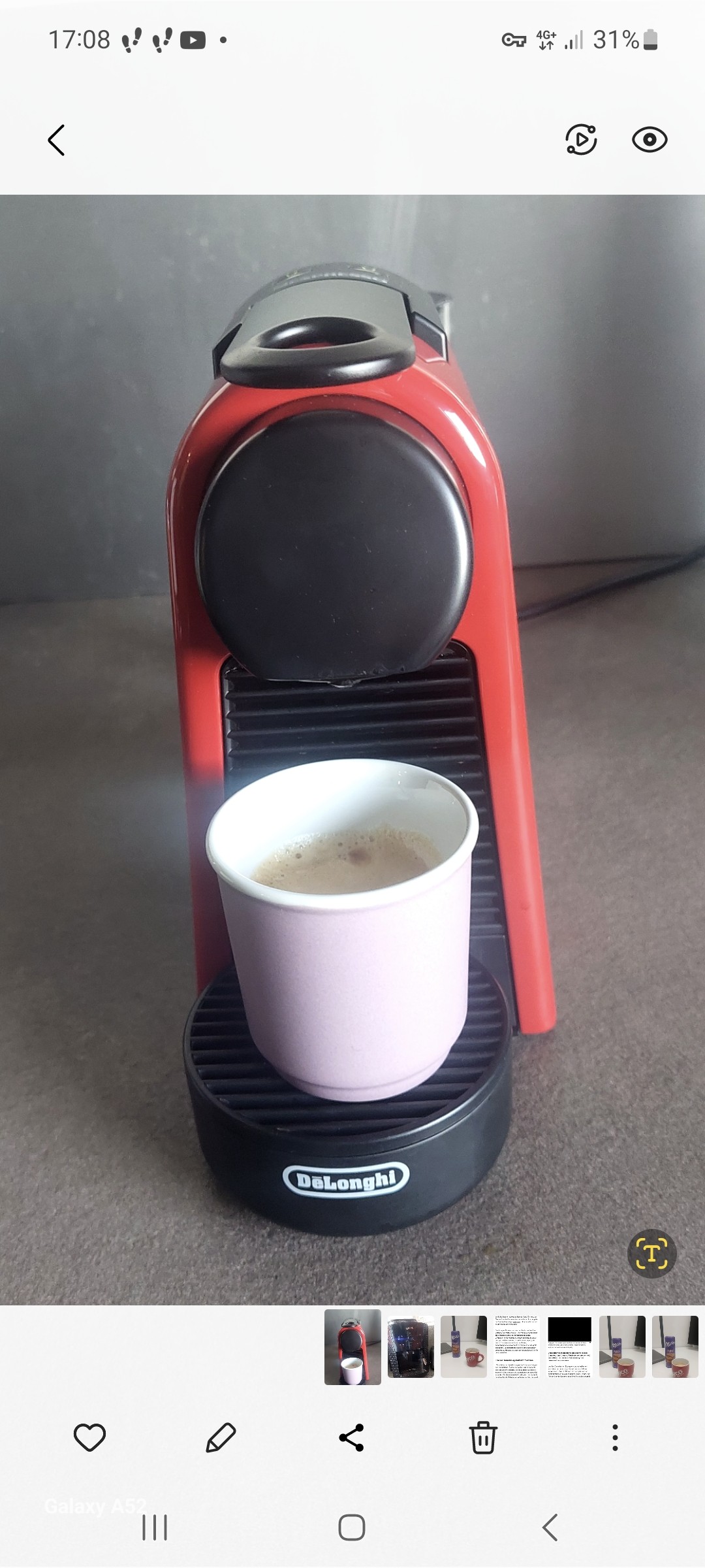 Café modena Lungo 
Capsule Expresso 
Nouvelle cafetière du bureau
