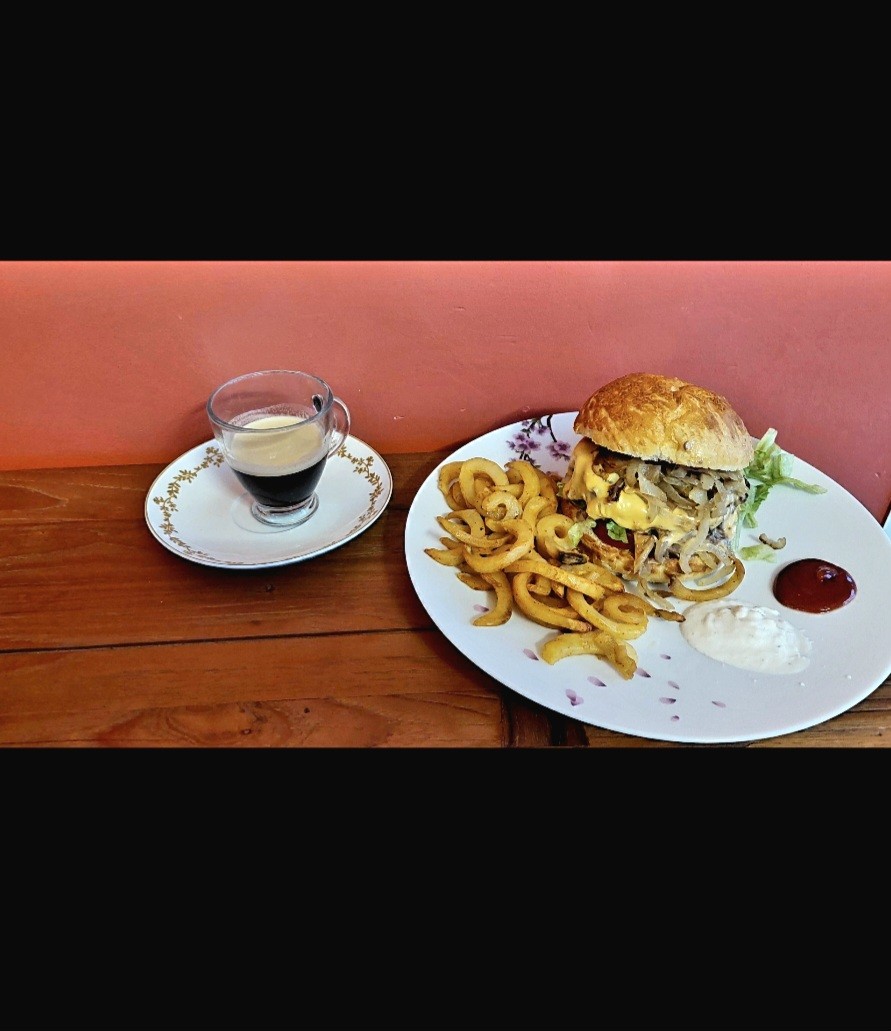 Café Bellarom Pérou bio en grains 

Burger maison pour cette semaine Américaine 
