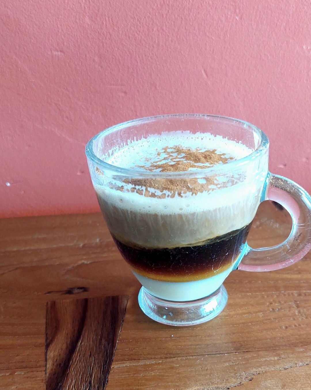 Café Carte Noire grains classiques 
Barraquito : essai n°2

Mieux,  mais toujours très loin des standards
Zut, on va devoir ré commencer 