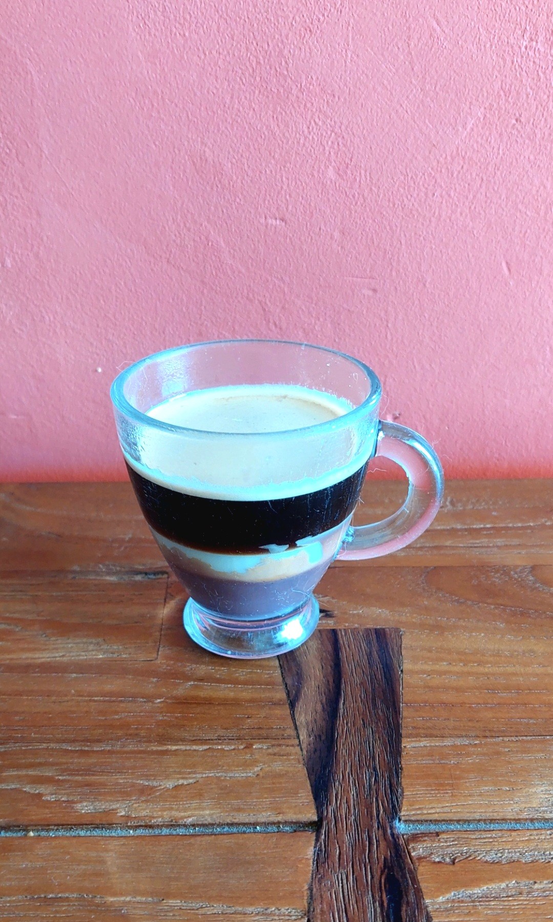 Expresso crème de Cassis et lait concentré sucré 

Le résultat est plutôt pas mal avec un bel équilibre entre le café et le fruit 
A garder en tête afin d'améliorer la recette.