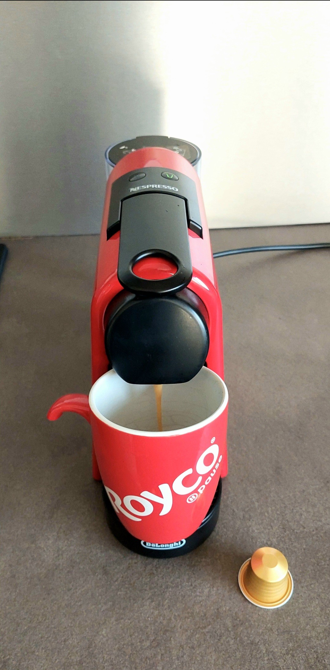 Café Bellarom Lungo en capsule 

Double expresso dans ma tasse préférée. 
Petite pause entre deux conf calls 
