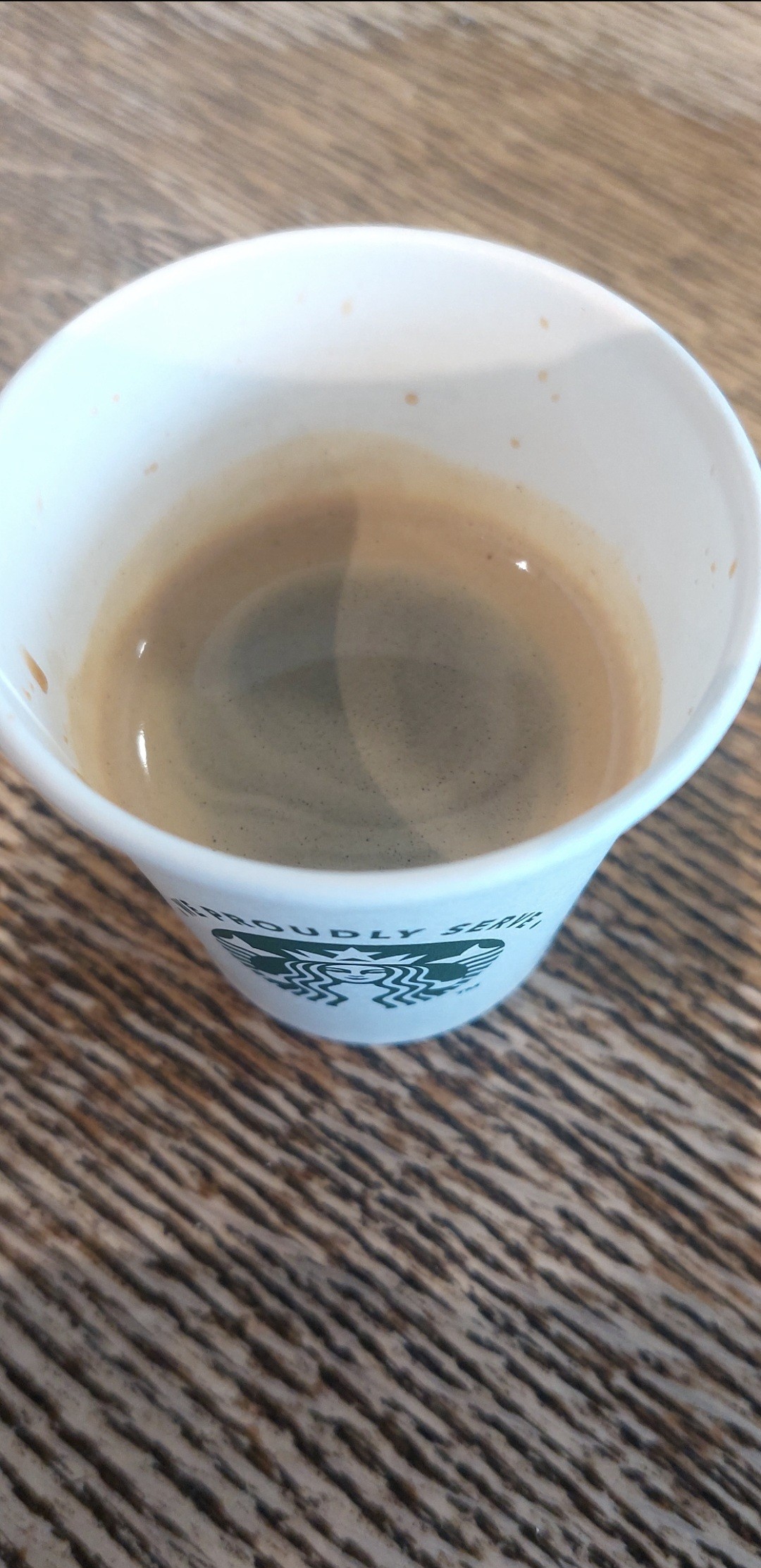 Expresso en grain blond Starbucks 

En route pour un nouveau séminaire de rentrée !!!