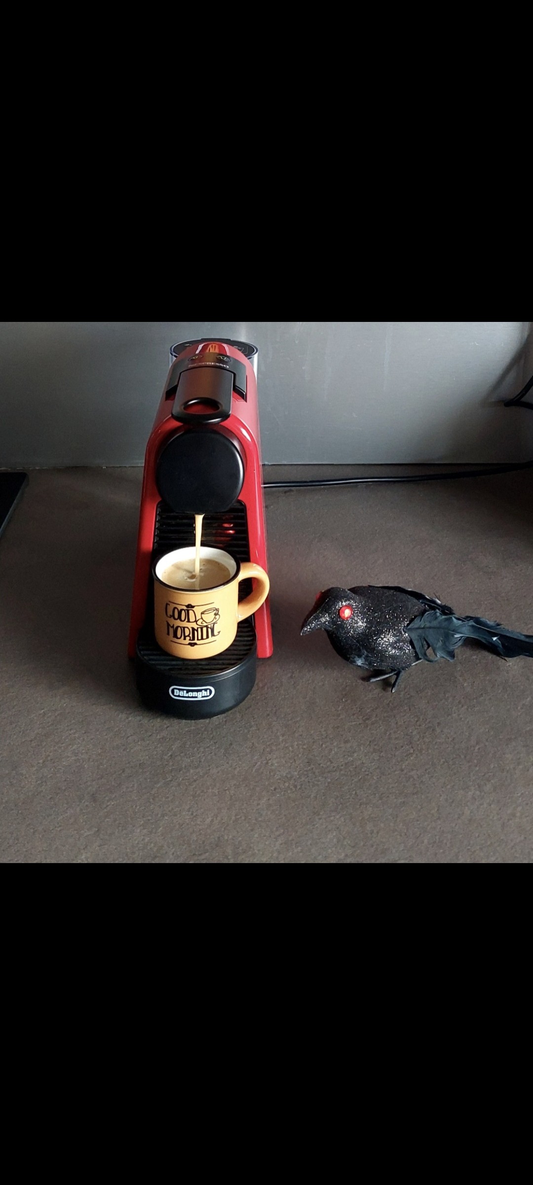 Café Bellarom Espresso Classico en dosette

Ambiance Halloween ce matin au bureau