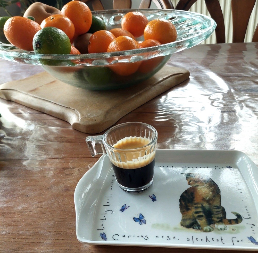 Café Meo Bio en grains 

Premier expresso de la journée 