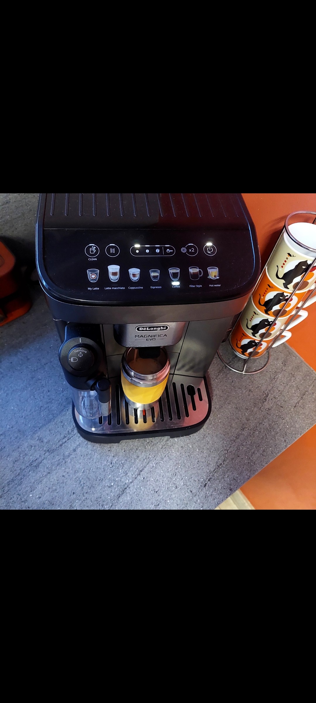 Café Meo l'original en grains 

Je teste mon nouveau mug en condition réelle 