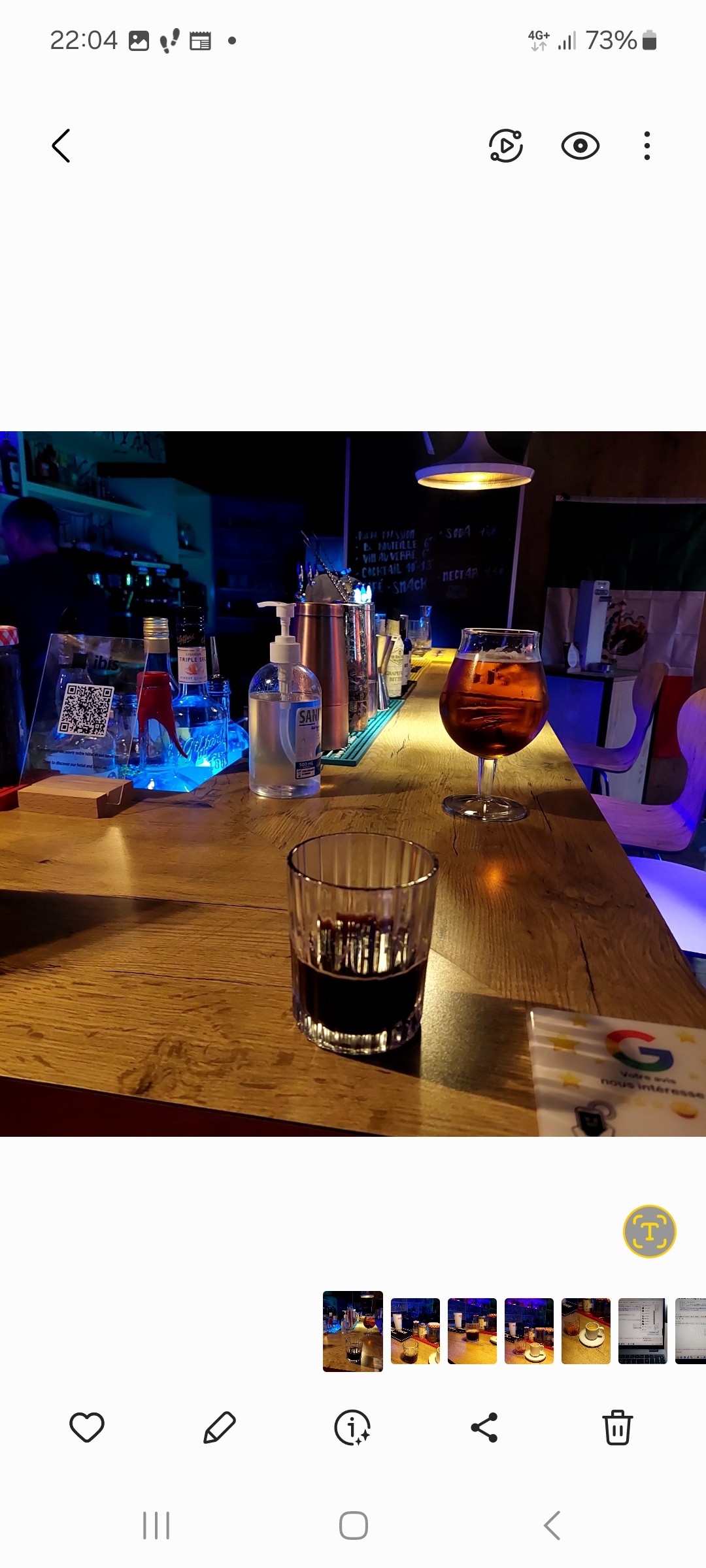 Café Segrafredo en grains Rhum 
Soirée foot